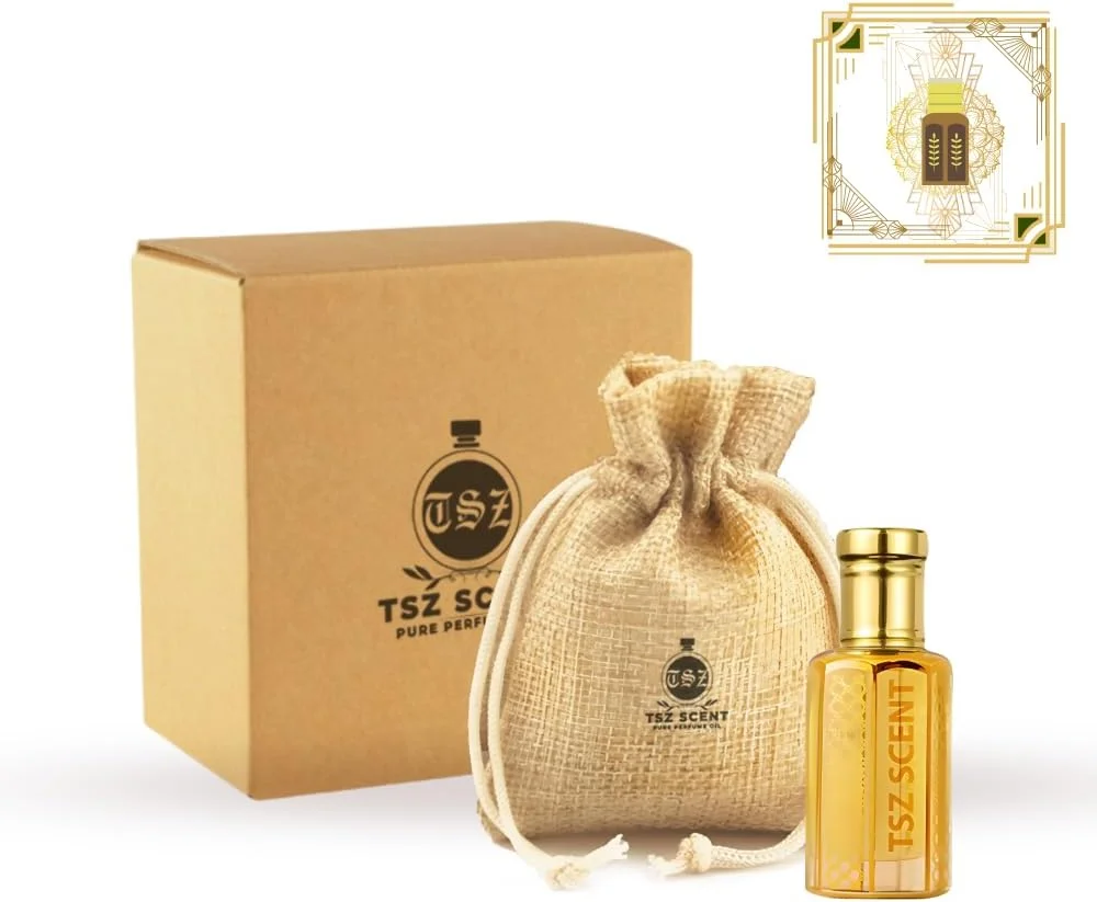 روغن عطر عود فور گریتنس تی اس زد سنت 12 میلی لیتر، رایحه گرم و تند ماندگار، نعناع هندی و عنبر با نت های زعفران و مشک