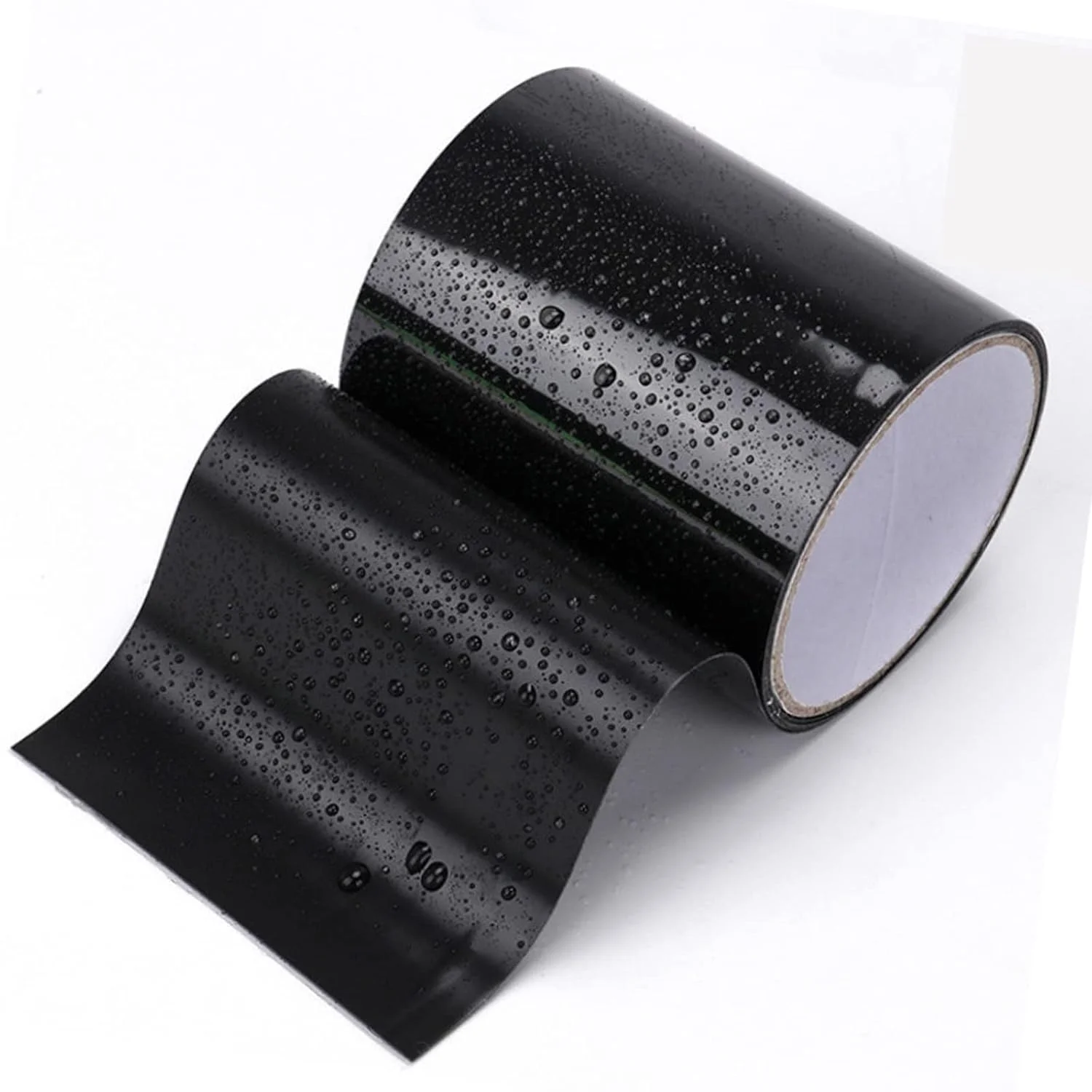 نوار لاستیکی ضد آب KASTWAVE، نوار چسب حرفه ای برای جلوگیری از نشت و ترک، نوار چسب برای تعمیر سوراخ ها، ترک ها، لوله ها، شکاف ها، سقف و صنایع دستی عکاسان (مشکی متوسط 4 اینچ در 59 اینچ)