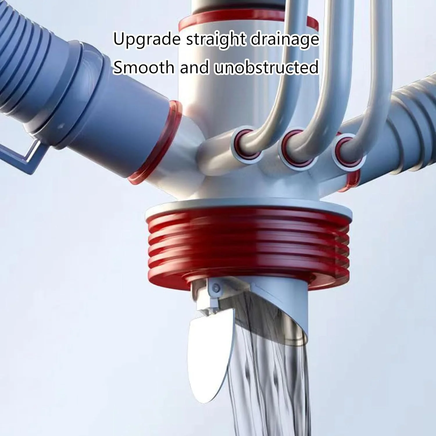 اتصال چندراهی لوله فاضلاب آشپزخانه KASTWAVE، اتصال دهنده چند منظوره لوله سینک ظرفشویی برای اتصال چندین لوله برای جریان روان آب، اتصال آسان لوله، راه حل صرفه جویی در فضا و ضد نشت اتصال چندراهی لوله فاضلاب آشپزخانه KASTWAVE، اتصال دهنده چند منظوره لوله سینک ظرفشویی برای اتصال چندین لوله برای جریان روان آب، اتصال آسان لوله، راه حل صرفه جویی در فضا و ضد نشت