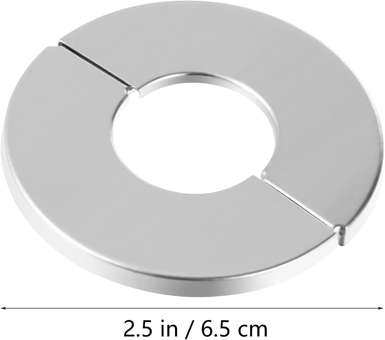 KASTWAVE 5 عدد روکش سوراخ دیوار لوله فولادی ضد زنگ لوازم جانبی پوشش لوله آب روکش دیوار لوله اسکوتچن روکش دیوار لوله آب