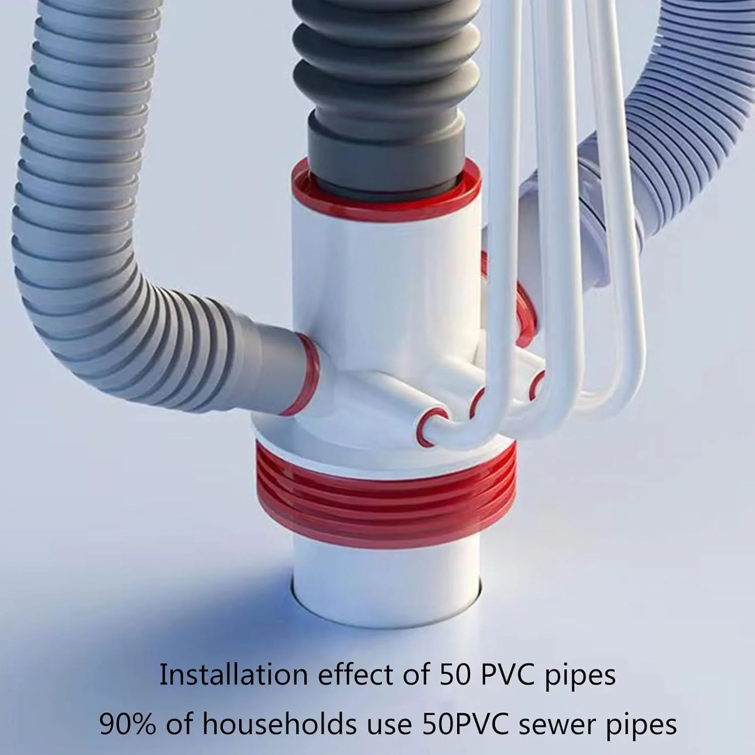 اتصال چندراهی لوله فاضلاب آشپزخانه KASTWAVE، اتصال دهنده چند منظوره لوله سینک ظرفشویی برای اتصال چندین لوله برای جریان روان آب، اتصال آسان لوله، راه حل صرفه جویی در فضا و ضد نشت اتصال چندراهی لوله فاضلاب آشپزخانه KASTWAVE، اتصال دهنده چند منظوره لوله سینک ظرفشویی برای اتصال چندین لوله برای جریان روان آب، اتصال آسان لوله، راه حل صرفه جویی در فضا و ضد نشت