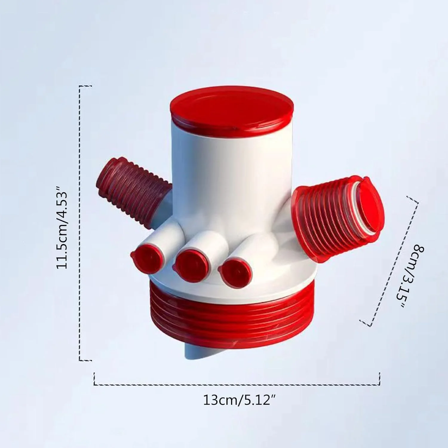 اتصال چندراهی لوله فاضلاب آشپزخانه KASTWAVE، اتصال دهنده چند منظوره لوله سینک ظرفشویی برای اتصال چندین لوله برای جریان روان آب، اتصال آسان لوله، راه حل صرفه جویی در فضا و ضد نشت اتصال چندراهی لوله فاضلاب آشپزخانه KASTWAVE، اتصال دهنده چند منظوره لوله سینک ظرفشویی برای اتصال چندین لوله برای جریان روان آب، اتصال آسان لوله، راه حل صرفه جویی در فضا و ضد نشت