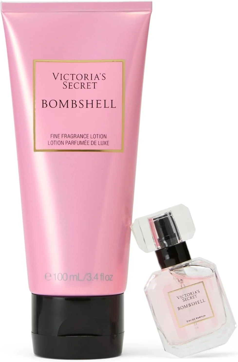 ست هدیه مینی عطر ویکتوریا سکرت بامب شل، ادو پرفیوم و لوسیون مسافرتی