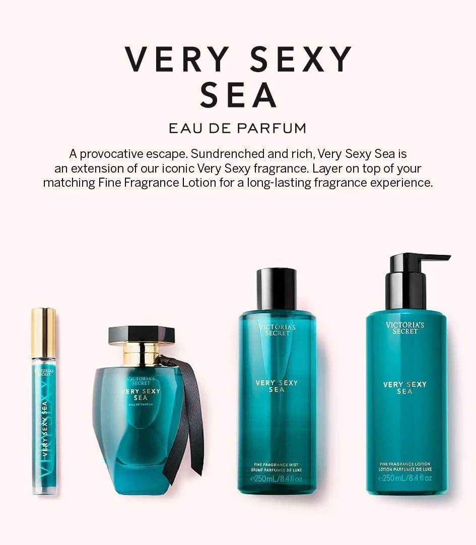 ویکتوریا سیکرت Very Sexy Sea ادو پرفیوم، رایحه ترنج ایتالیایی، شکوفه نرولی و سدر آفتاب‌خورده، عطر زنانه (50 میلی لیتر)
