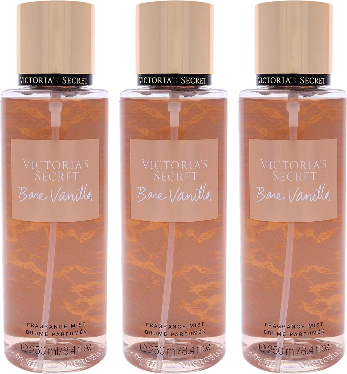 ویکتوریا سیکرت Bare Vanilla - بسته 3 عددی بادی میست زنانه 250 میل