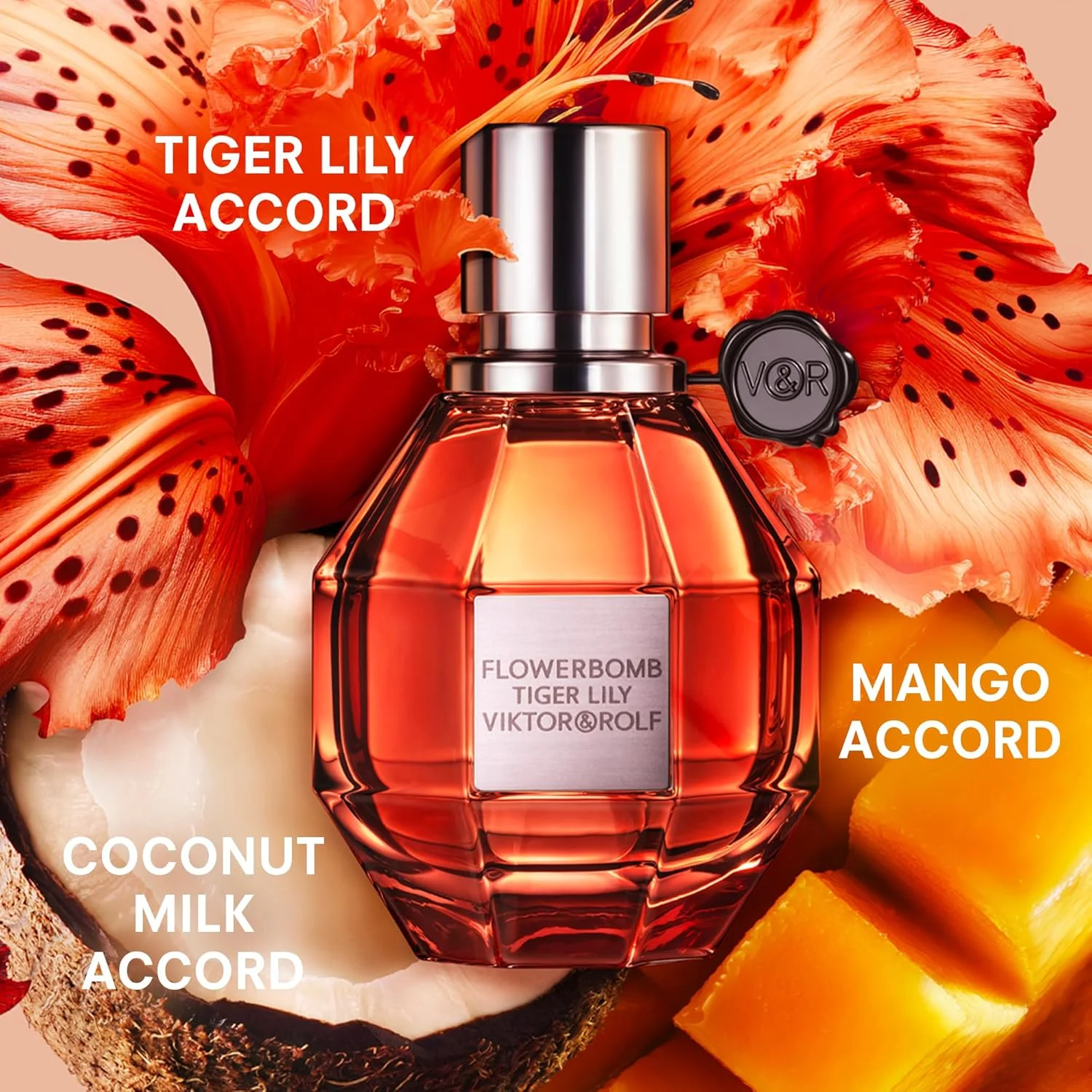 ویکتور اند رولف - ادو پرفیوم زنانه Tiger Lily - رایحه گلی، کهربایی و میوه ای - با رایحه نارگیل و انبه - 10 میلی لیتر - سایز مسافرتی ویکتور اند رولف - ادو پرفیوم زنانه Tiger Lily - رایحه گلی، کهربایی و میوه ای - با رایحه نارگیل و انبه - 10 میلی لیتر - سایز مسافرتی