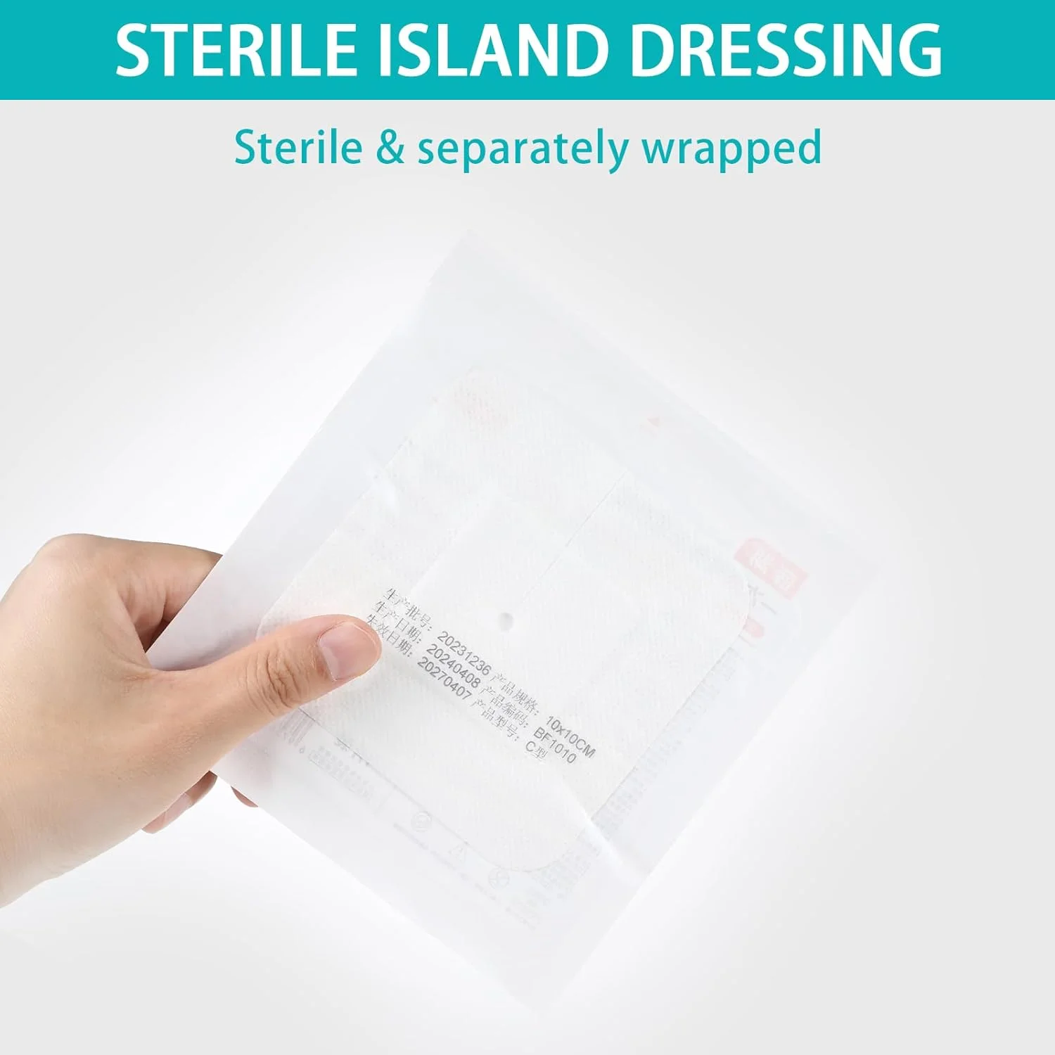 15 عدد چسب پانسمان لوله تغذیه درن شکافته، پد گاز حاشیه دار برش سوپراپوبیک پگ جی، لوازم پد درن استریل پانسمان جزیره ای، نگهدارنده دستگاه تثبیت کننده کاتتر برای مراقبت پرستاری