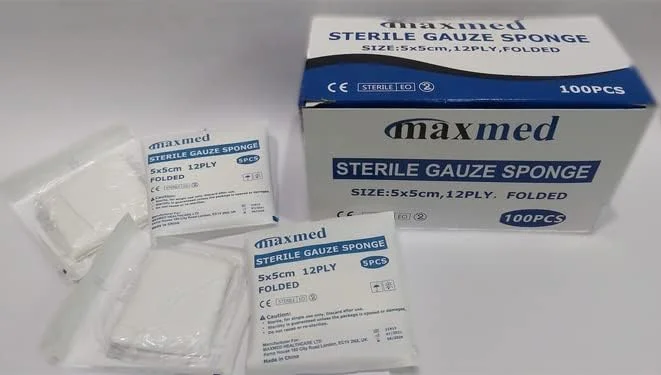 پدهای گاز استریل 5x5 سانتی متری مکس مد برای پانسمان زخم | 100 عددی (5 عدد در 20 بسته) پنبه 12 لایه و بسیار جاذب | پدهای اسفنجی گاز برای مراقبت از زخم و جعبه کمک های اولیه خانگی پدهای گاز استریل 5x5 سانتی متری مکس مد برای پانسمان زخم | 100 عددی (5 عدد در 20 بسته) پنبه 12 لایه و بسیار جاذب | پدهای اسفنجی گاز برای مراقبت از زخم و جعبه کمک های اولیه خانگی