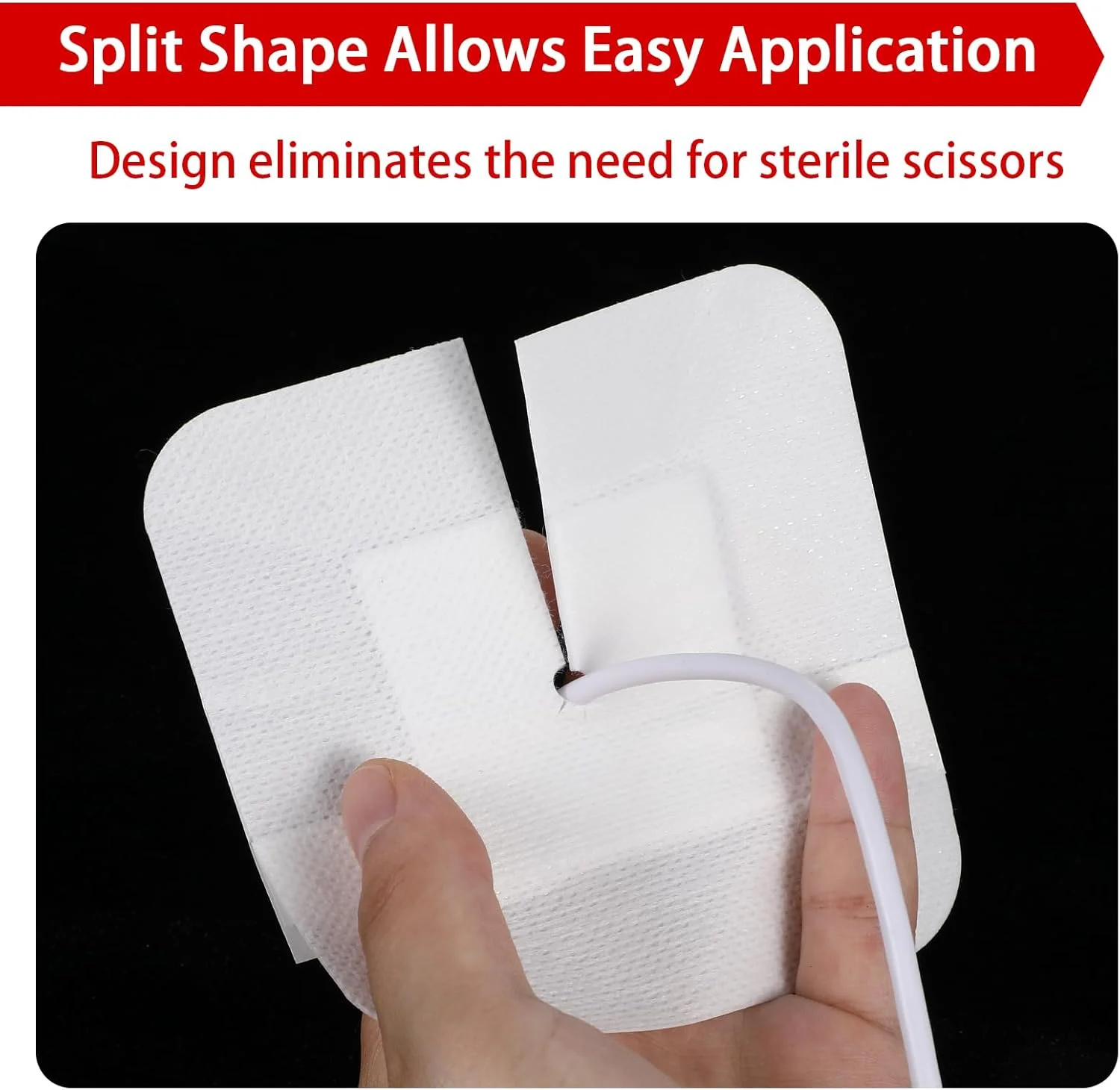 پانسمان چسبی شکاف دار لوله تغذیه 15 عددی، پد گاز حاشیه دار برش پگ G J سوپراپوبیک، لوازم پد استریل درن، نگهدارنده تثبیت کننده کاتتر برای مراقبت پرستاری پانسمان چسبی شکاف دار لوله تغذیه 15 عددی، پد گاز حاشیه دار برش پگ G J سوپراپوبیک، لوازم پد استریل درن، نگهدارنده تثبیت کننده کاتتر برای مراقبت پرستاری