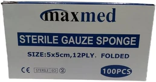 پدهای گاز استریل 5x5 سانتی متری مکس مد برای پانسمان زخم | 100 عددی (5 عدد در 20 بسته) پنبه 12 لایه و بسیار جاذب | پدهای اسفنجی گاز برای مراقبت از زخم و جعبه کمک های اولیه خانگی پدهای گاز استریل 5x5 سانتی متری مکس مد برای پانسمان زخم | 100 عددی (5 عدد در 20 بسته) پنبه 12 لایه و بسیار جاذب | پدهای اسفنجی گاز برای مراقبت از زخم و جعبه کمک های اولیه خانگی