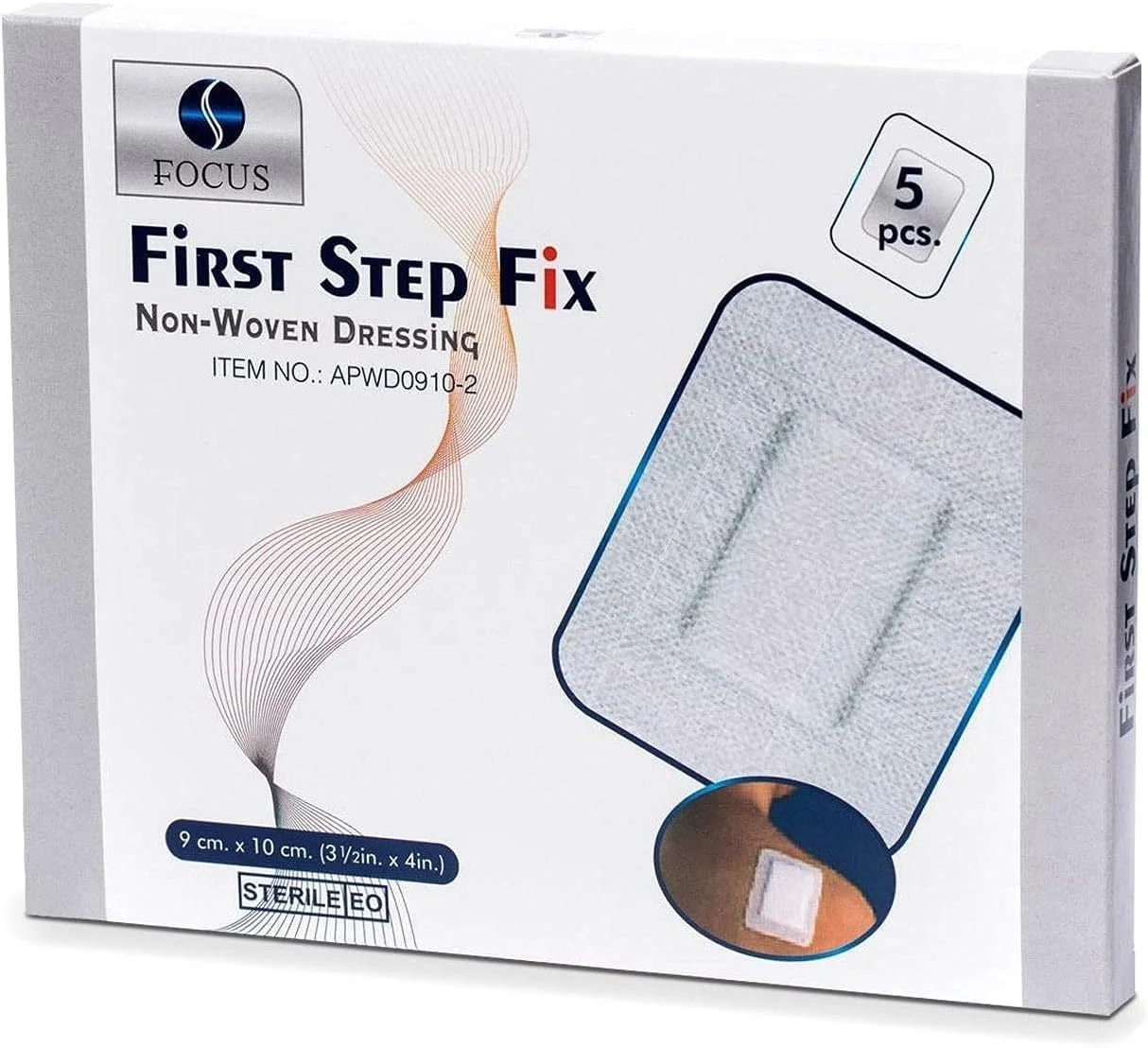 چسب زخم استریل فرست استپ فیکس 9x10 سانتی متر - 5 عدد پد غیر بافته استریل و بسته بندی شده جداگانه برای محافظت ایمن و تنفسی از زخم، ضد حساسیت و راحت برای پوست های حساس چسب زخم استریل فرست استپ فیکس 9x10 سانتی متر - 5 عدد پد غیر بافته استریل و بسته بندی شده جداگانه برای محافظت ایمن و تنفسی از زخم، ضد حساسیت و راحت برای پوست های حساس