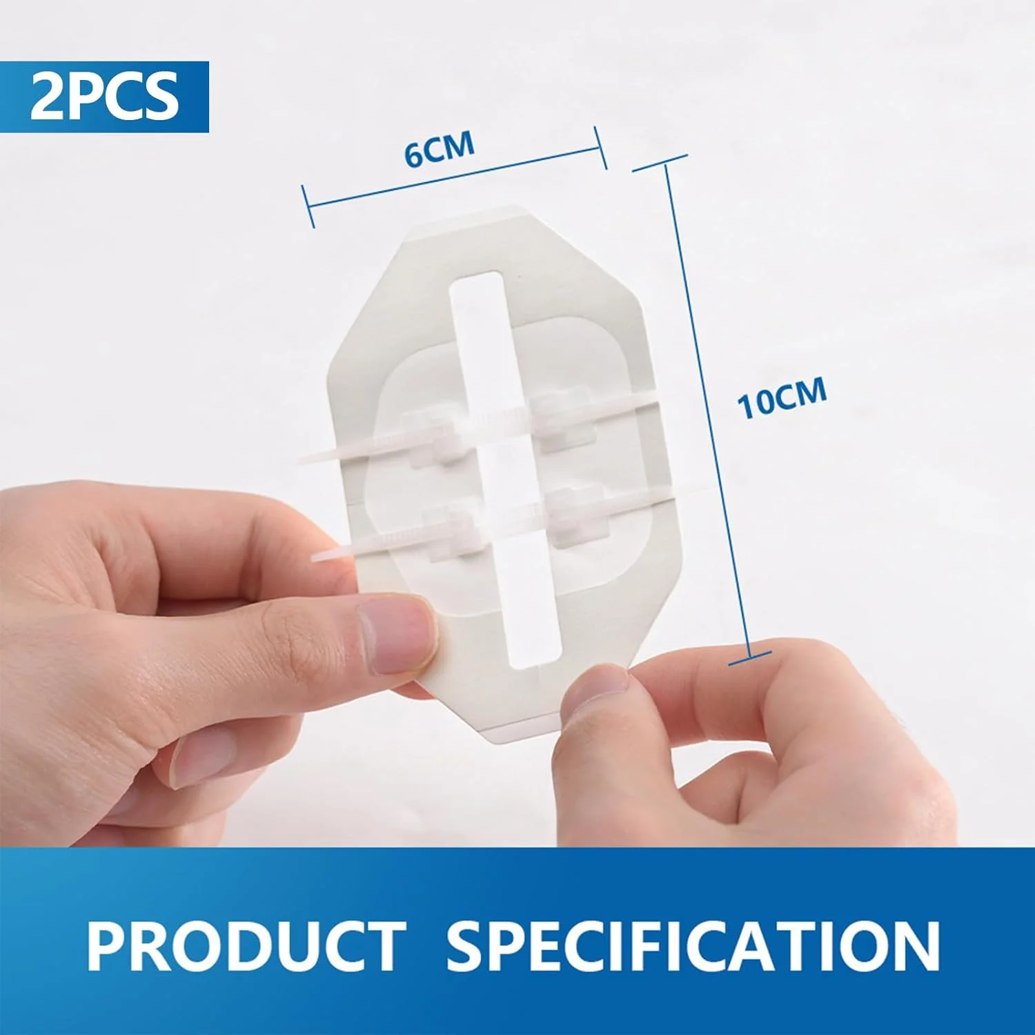 بانداژ چسبی بخیه WOKATFI، 2 عدد ترمیم پارگی جراحی بدون بخیه، دستگاه بستن سریع زخم اورژانسی، استفاده آسان برای بهبودی سریع