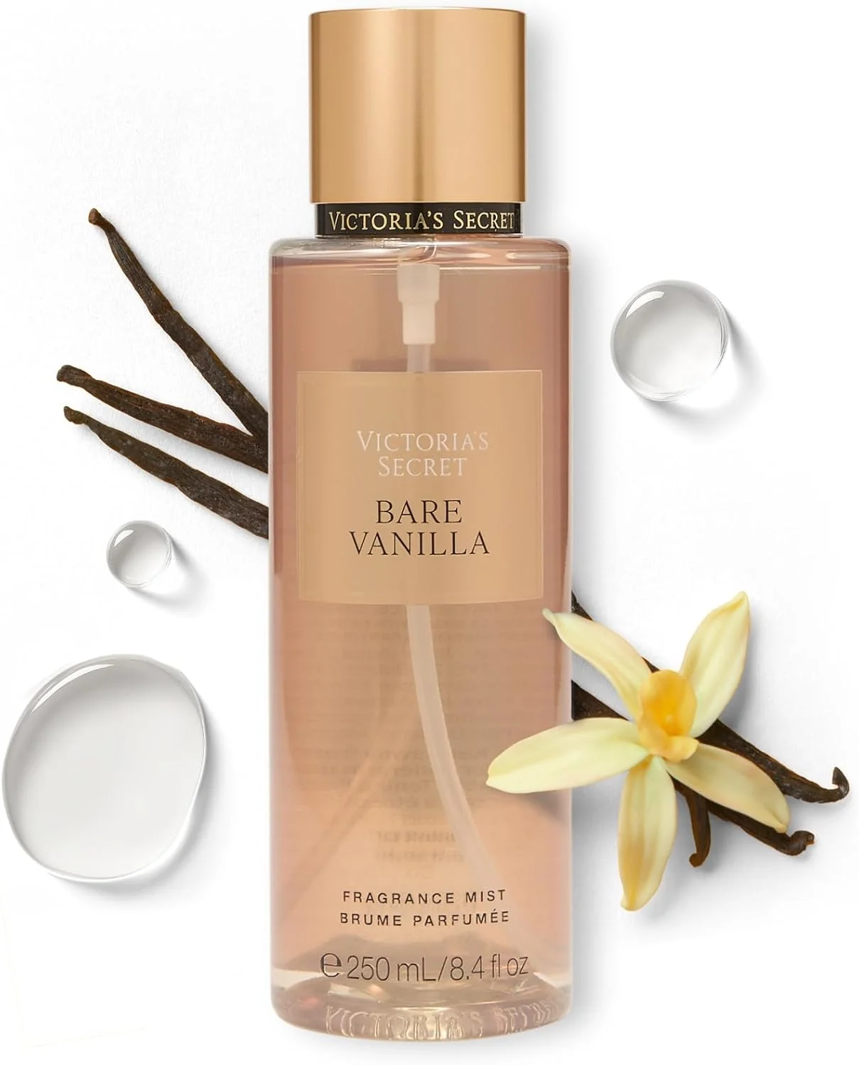 بادی اسپلش زنانه ویکتوریا سکرت مدل Bare Vanilla حجم 250 میل