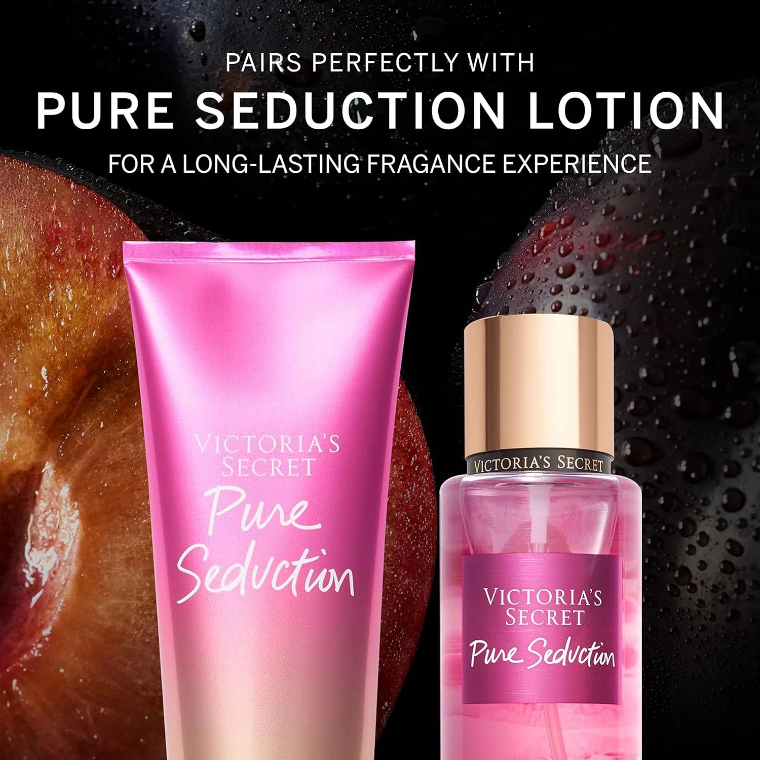 بادی میست زنانه ویکتوریا سکرت Pure Seduction، عطر با رایحه های آلو و فریزیا خرد شده، اسپری بدن زنانه، عطر زنانه All Night Long - 250 میلی لیتر / 8.4 اونس بادی میست زنانه ویکتوریا سکرت Pure Seduction، عطر با رایحه های آلو و فریزیا خرد شده، اسپری بدن زنانه، عطر زنانه All Night Long - 250 میلی لیتر / 8.4 اونس