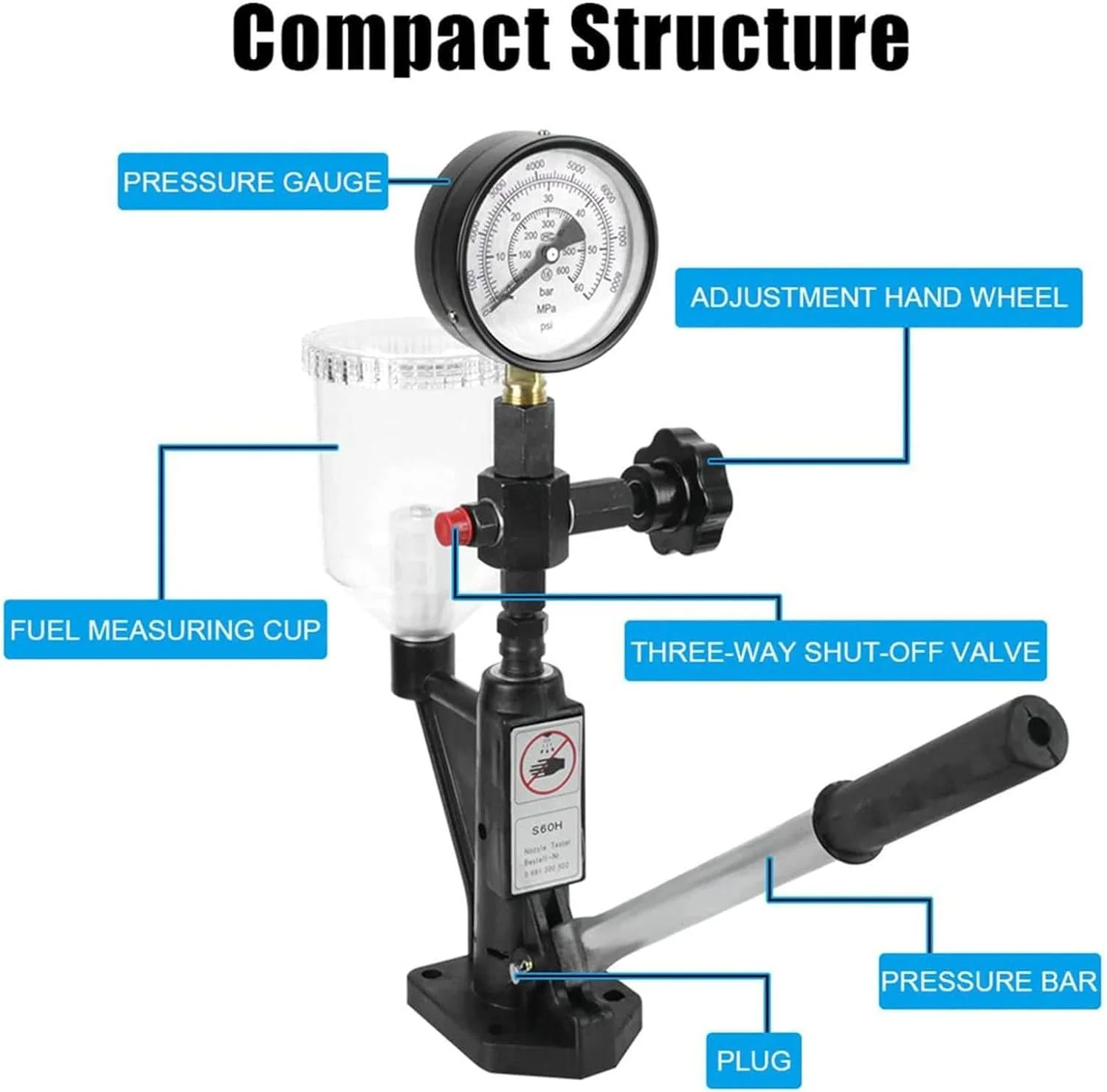 تستر انژکتور دیزل چند منظوره GBHJJ، اعتبارسنج نازل S60H، تستر انژکتور ریل مشترک دیزل، دستگاه بررسی انژکتور، ابزار تزریق، برای انژکتورهای الکترومغناطیسی تستر انژکتور دیزل چند منظوره GBHJJ، اعتبارسنج نازل S60H، تستر انژکتور ریل مشترک دیزل، دستگاه بررسی انژکتور، ابزار تزریق، برای انژکتورهای الکترومغناطیسی