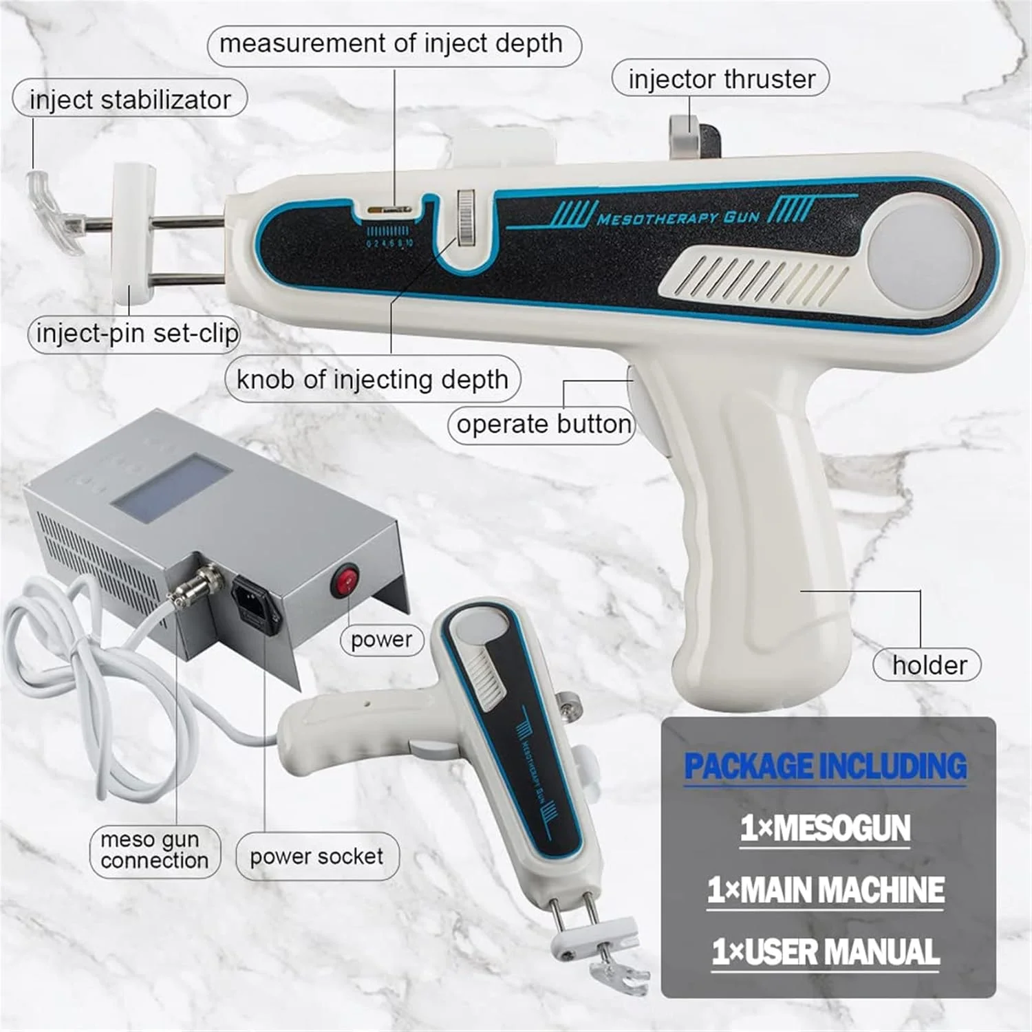 تفنگ مزوتراپی FURLOU - دستگاه تزریق مزوگان، دستگاه جوانسازی پوست تیتانیوم وانادیوم، برای رفع چین و چروک، دستگاه زیبایی مراقبت از پوست صورت، درمان مراقبت از پوست تفنگ مزوتراپی FURLOU - دستگاه تزریق مزوگان، دستگاه جوانسازی پوست تیتانیوم وانادیوم، برای رفع چین و چروک، دستگاه زیبایی مراقبت از پوست صورت، درمان مراقبت از پوست