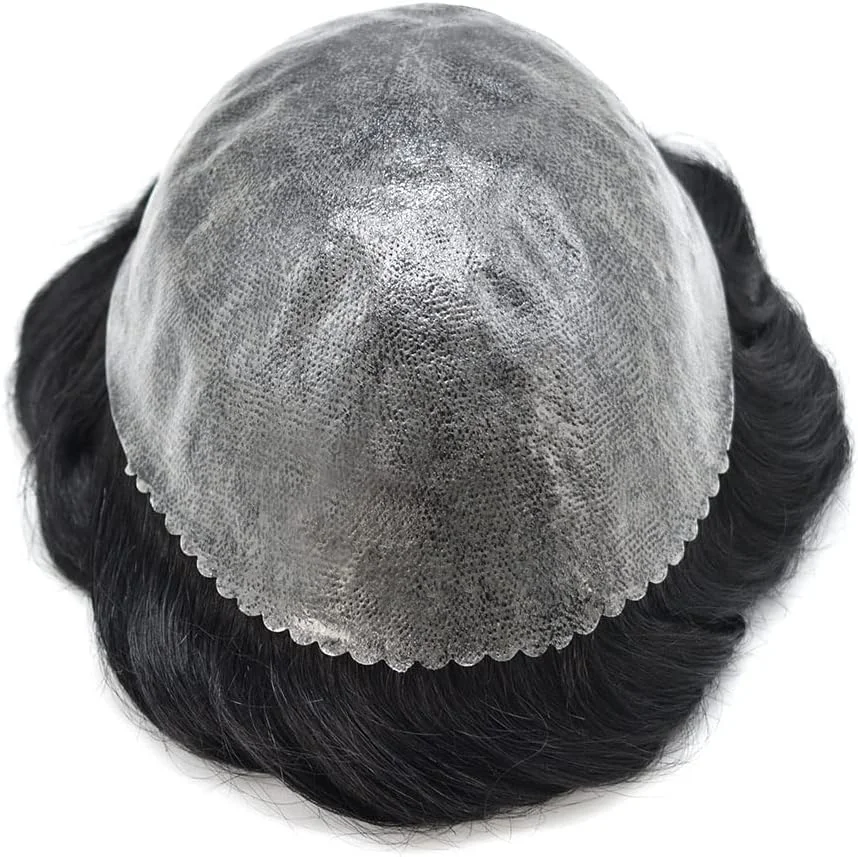 سیستم کلاه گیس مویرگی مردانه - موی طبیعی، پوست کامل، جایگزینی PU با تزریق 0.1 میلی متر (8 X 10 اینچ، تراکم متوسط رو به بالا 120٪، مشکی طبیعی #1) سیستم کلاه گیس مویرگی مردانه - موی طبیعی، پوست کامل، جایگزینی PU با تزریق 0.1 میلی متر (8 X 10 اینچ، تراکم متوسط رو به بالا 120٪، مشکی طبیعی #1)