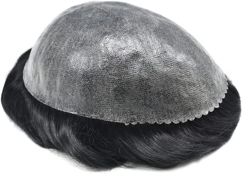 سیستم کلاه گیس مویرگی مردانه - موی طبیعی، پوست کامل، جایگزینی PU با تزریق 0.1 میلی متر (8 X 10 اینچ، تراکم متوسط رو به بالا 120٪، مشکی طبیعی #1) سیستم کلاه گیس مویرگی مردانه - موی طبیعی، پوست کامل، جایگزینی PU با تزریق 0.1 میلی متر (8 X 10 اینچ، تراکم متوسط رو به بالا 120٪، مشکی طبیعی #1)