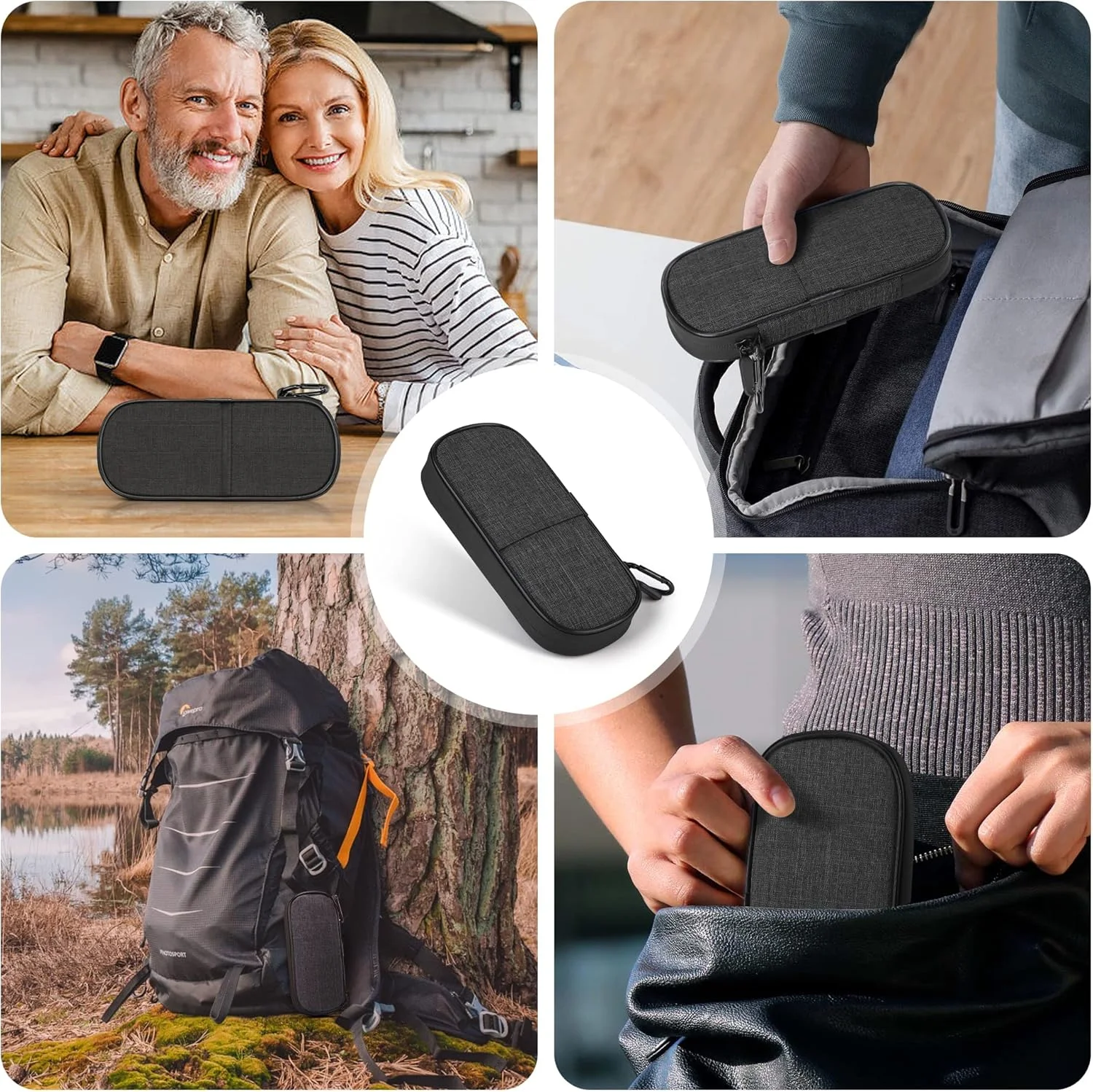 کیف خنک نگهدارنده قلم انسولین Gelozid، کیف مسافرتی عایق دارویی دیابتی با 2 بسته یخ قابل استفاده مجدد برای قلم انسولین و سایر لوازم دیابتی، مناسب برای زندگی روزمره و سفر کیف خنک نگهدارنده قلم انسولین Gelozid، کیف مسافرتی عایق دارویی دیابتی با 2 بسته یخ قابل استفاده مجدد برای قلم انسولین و سایر لوازم دیابتی، مناسب برای زندگی روزمره و سفر