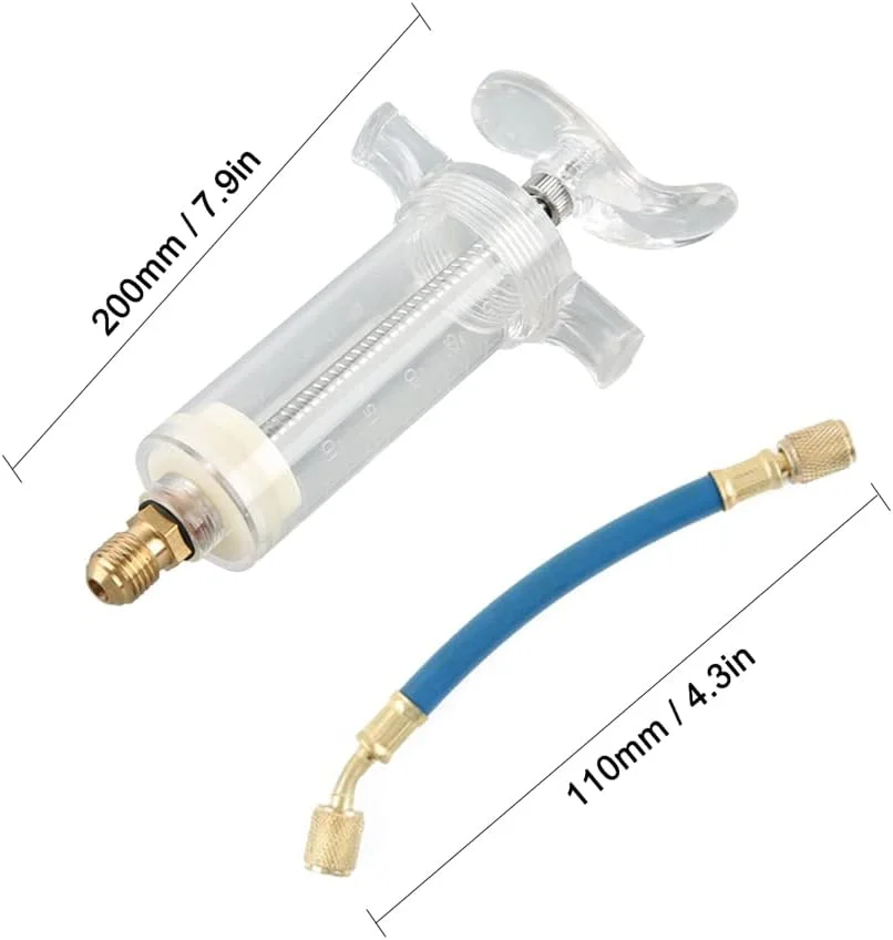 ابزار تزریق روغن кондиционер Pepisky، ابزار تزریق رنگ، دستگاه تزریق 14 اینچی، کوپلر سریع، لوله تزریق خنک کننده پیچی دستی ابزار تزریق روغن кондиционер Pepisky، ابزار تزریق رنگ، دستگاه تزریق 14 اینچی، کوپلر سریع، لوله تزریق خنک کننده پیچی دستی