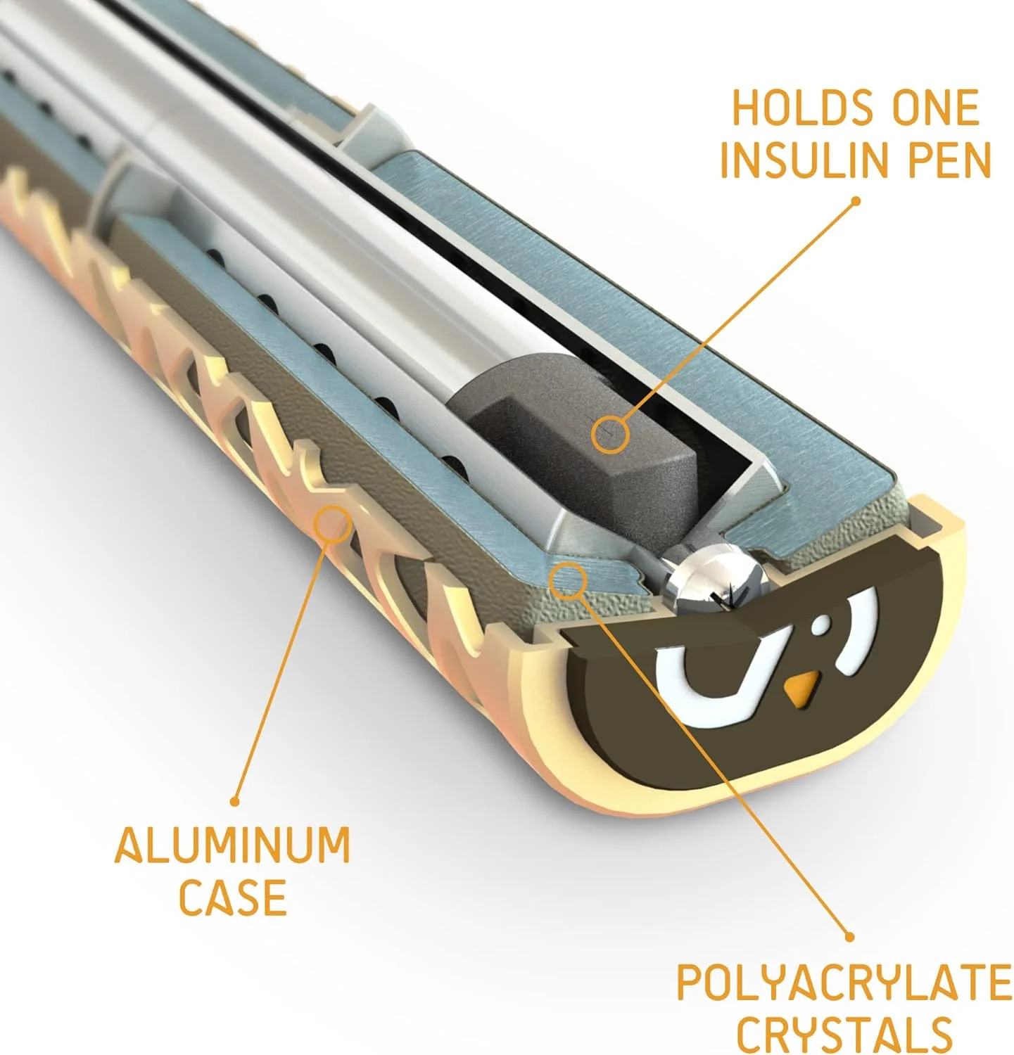 کیف خنک نگهدارنده انسولین پنگوئن - کیف خنک کننده قلم انسولین دیابتی با قابلیت استفاده مجدد و کنترل دما - داروی دیابت انسولین را به مدت 24 ساعت خنک نگه می دارد. کیف حمل آلومینیومی برای قلم دیابتی، طلایی کیف خنک نگهدارنده انسولین پنگوئن - کیف خنک کننده قلم انسولین دیابتی با قابلیت استفاده مجدد و کنترل دما - داروی دیابت انسولین را به مدت 24 ساعت خنک نگه می دارد. کیف حمل آلومینیومی برای قلم دیابتی، طلایی