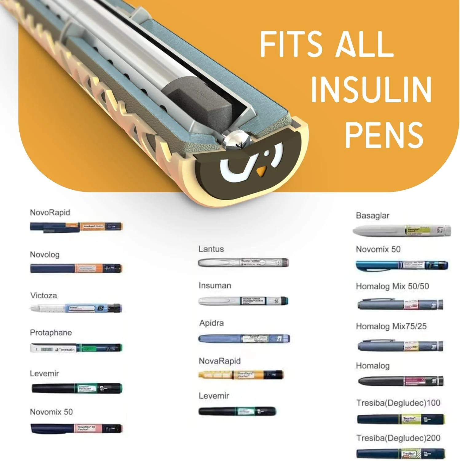 کیف خنک نگهدارنده انسولین پنگوئن - کیف خنک کننده قلم انسولین دیابتی با قابلیت استفاده مجدد و کنترل دما - داروی دیابت انسولین را به مدت 24 ساعت خنک نگه می دارد. کیف حمل آلومینیومی برای قلم دیابتی، طلایی کیف خنک نگهدارنده انسولین پنگوئن - کیف خنک کننده قلم انسولین دیابتی با قابلیت استفاده مجدد و کنترل دما - داروی دیابت انسولین را به مدت 24 ساعت خنک نگه می دارد. کیف حمل آلومینیومی برای قلم دیابتی، طلایی