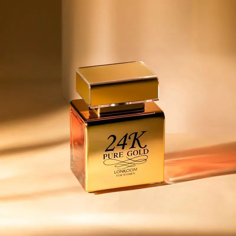ادکلن زنانه لونکوم مدل 24K GOLD با رایحه شیرین و میوه ای و خاصیت ضد باکتریال 100 میلی لیتر ادکلن زنانه لونکوم مدل 24K GOLD با رایحه شیرین و میوه ای و خاصیت ضد باکتریال 100 میلی لیتر