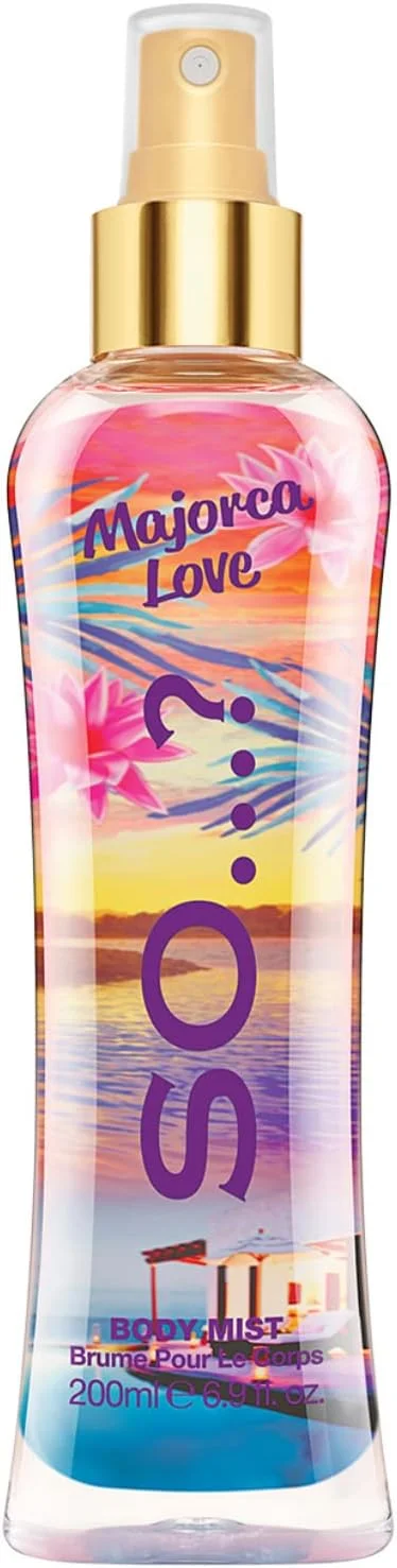 اسپری بدن زنانه سو...? Summer Escapes Majorca Love - عطر اسپری زنانه گرمسیری، نشاط بخش و ماندگار با رایحه های عجیب و غریب، 200 میلی لیتر