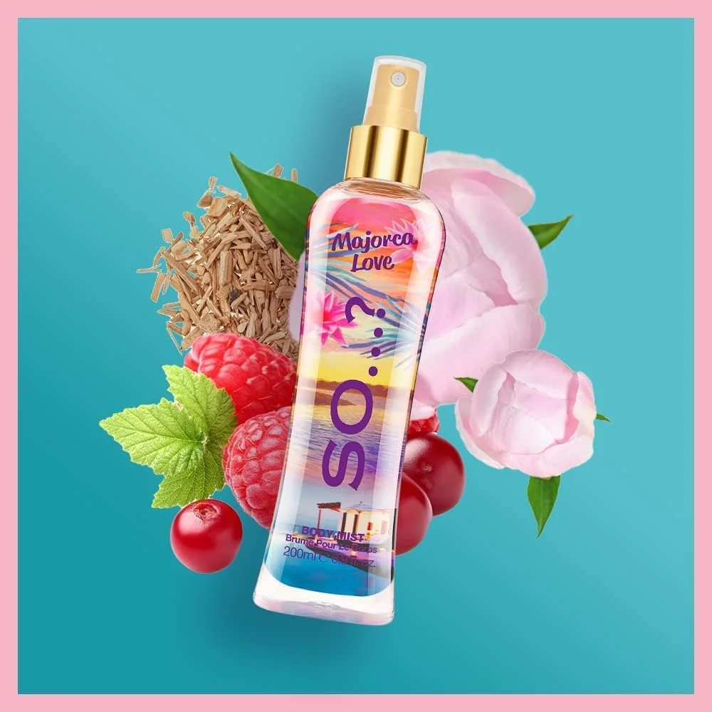 اسپری بدن زنانه سو...? Summer Escapes Majorca Love - عطر اسپری زنانه گرمسیری، نشاط بخش و ماندگار با رایحه های عجیب و غریب، 200 میلی لیتر اسپری بدن زنانه سو...? Summer Escapes Majorca Love - عطر اسپری زنانه گرمسیری، نشاط بخش و ماندگار با رایحه های عجیب و غریب، 200 میلی لیتر