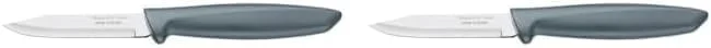 چاقوی میوه و سبزیجات 3 اینچی ترامونتینا مدل Plenus با تیغه استیل و دسته پلی پروپیلن خاکستری (بسته 2 عددی) چاقوی میوه و سبزیجات 3 اینچی ترامونتینا مدل Plenus با تیغه استیل و دسته پلی پروپیلن خاکستری (بسته 2 عددی)