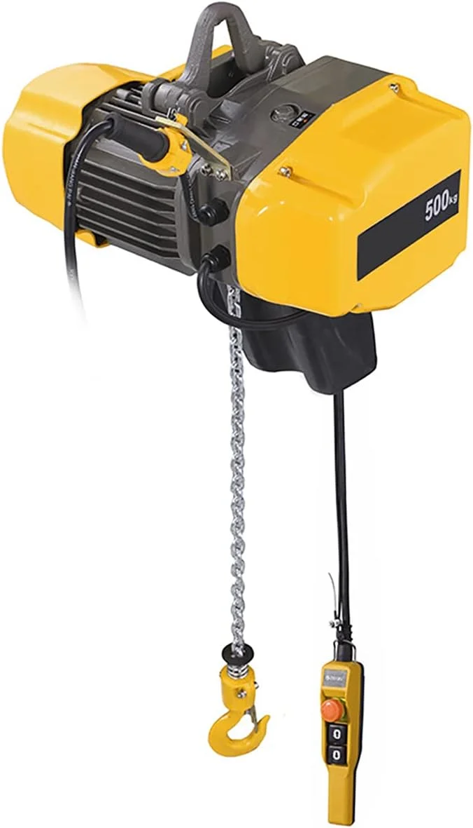 بالابر برقی 750 وات SATUREY، بالابر زنجیره ای برقی قلاب دار غیر دستی 380 ولت برای کارگاه/تجاری/انبار/گاراژ، 250 کیلوگرم