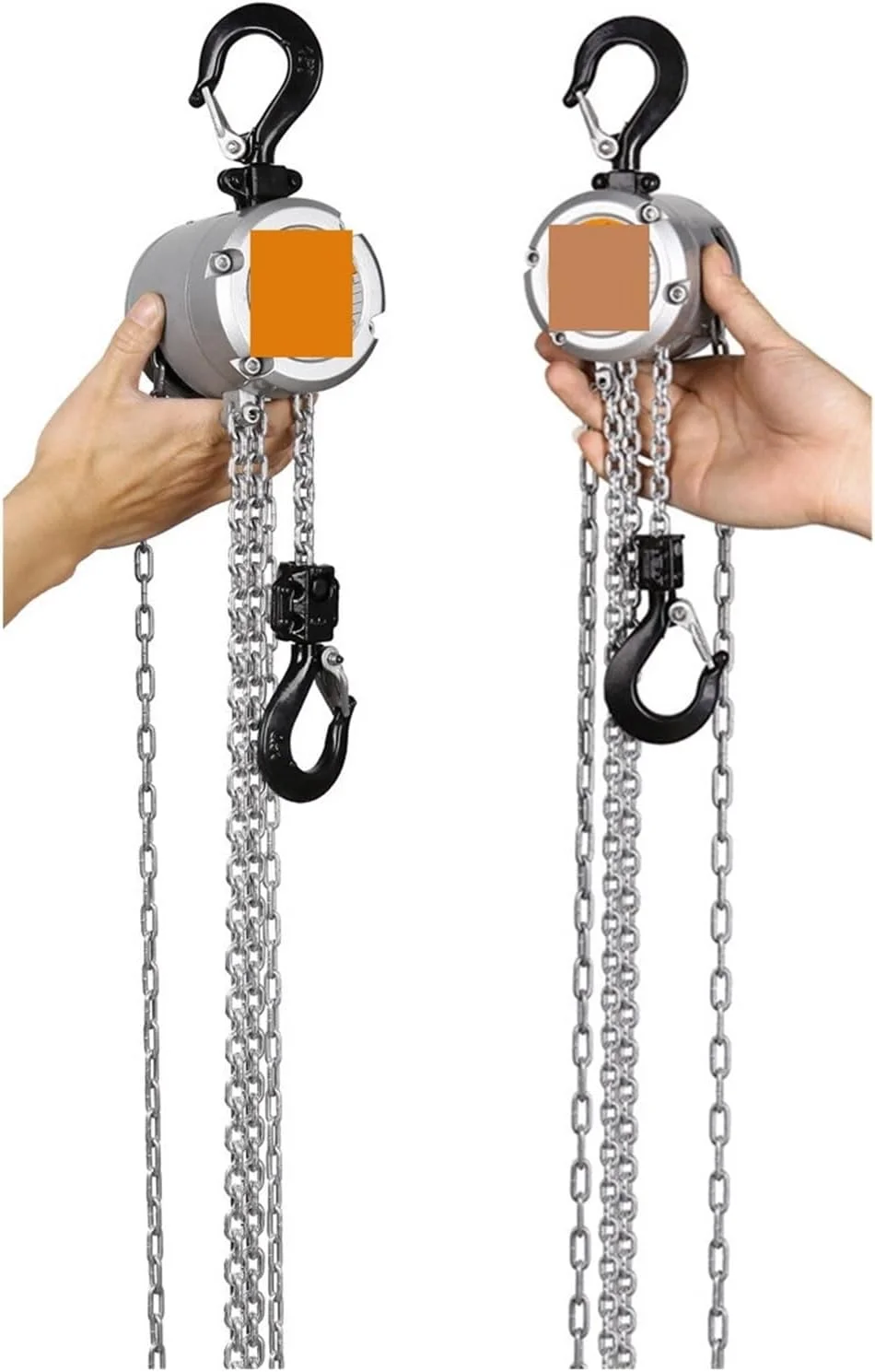 بالابر برقی SEFVGHDF، بالابر زنجیره ای دستی کوچک، نصب قلاب، ظرفیت 0.25/0.5 تن، ارتفاع 3 متر، بالابر دستی قابل حمل