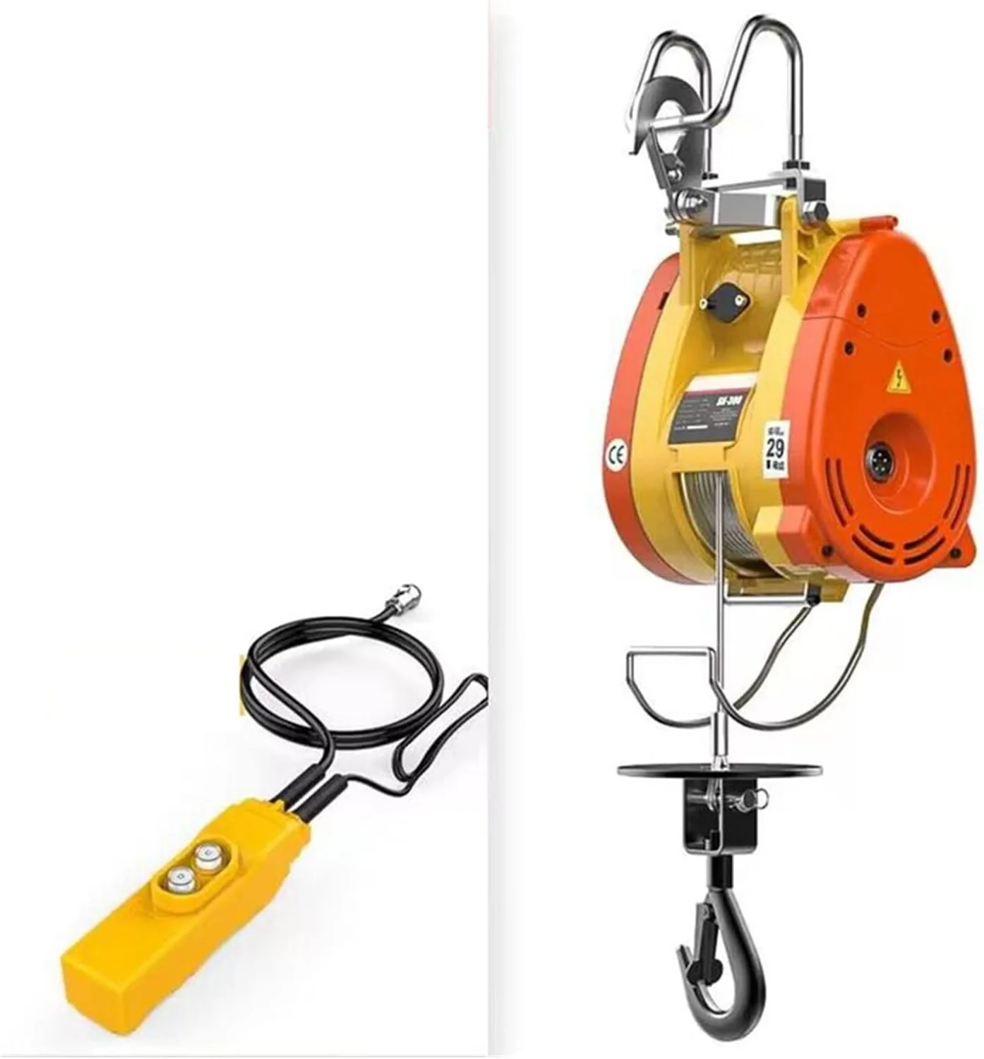 بالابر برقی SEFVGHDF 300 کیلوگرم 30 متری، بالابر برقی طنابی کوچک خانگی، کنترل بالابر جرثقیل کوچک با قلاب دوبل (اندازه: 160 کیلوگرم 30 متر) بالابر برقی SEFVGHDF 300 کیلوگرم 30 متری، بالابر برقی طنابی کوچک خانگی، کنترل بالابر جرثقیل کوچک با قلاب دوبل (اندازه: 160 کیلوگرم 30 متر)