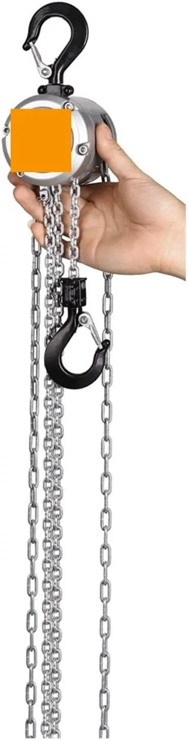 بالابر برقی SEFVGHDF، بالابر زنجیره ای دستی کوچک، نصب قلاب، ظرفیت 0.25/0.5 تن، ارتفاع 3 متر، بالابر دستی قابل حمل