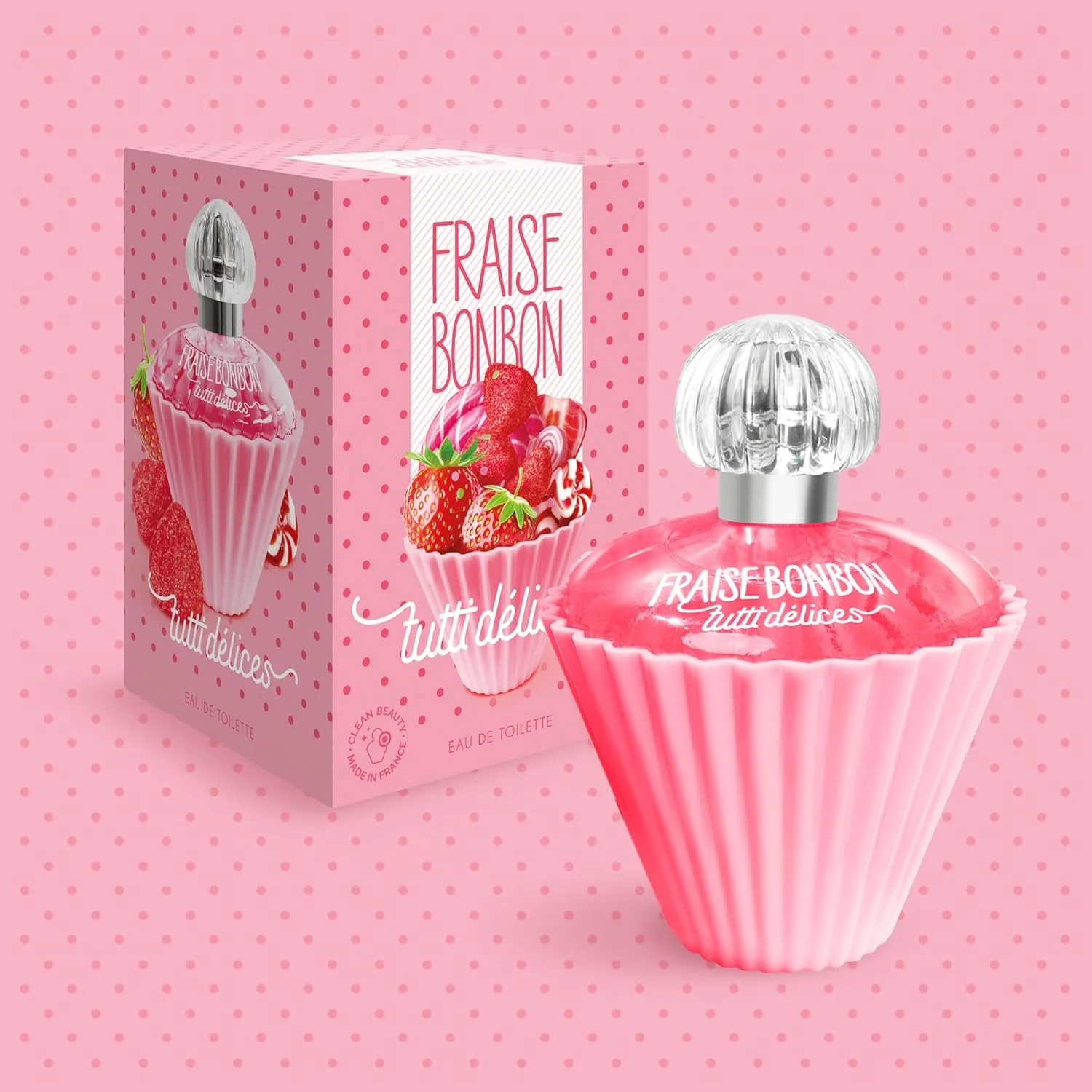 ادو تویلت زنانه TUTTI DELICES FRAISE BONBON بطری 50 میلی لیتری (1.7 fl.oz.) – رایحه شیرین برای بانوان از CORANIA ادو تویلت زنانه TUTTI DELICES FRAISE BONBON بطری 50 میلی لیتری (1.7 fl.oz.) – رایحه شیرین برای بانوان از CORANIA