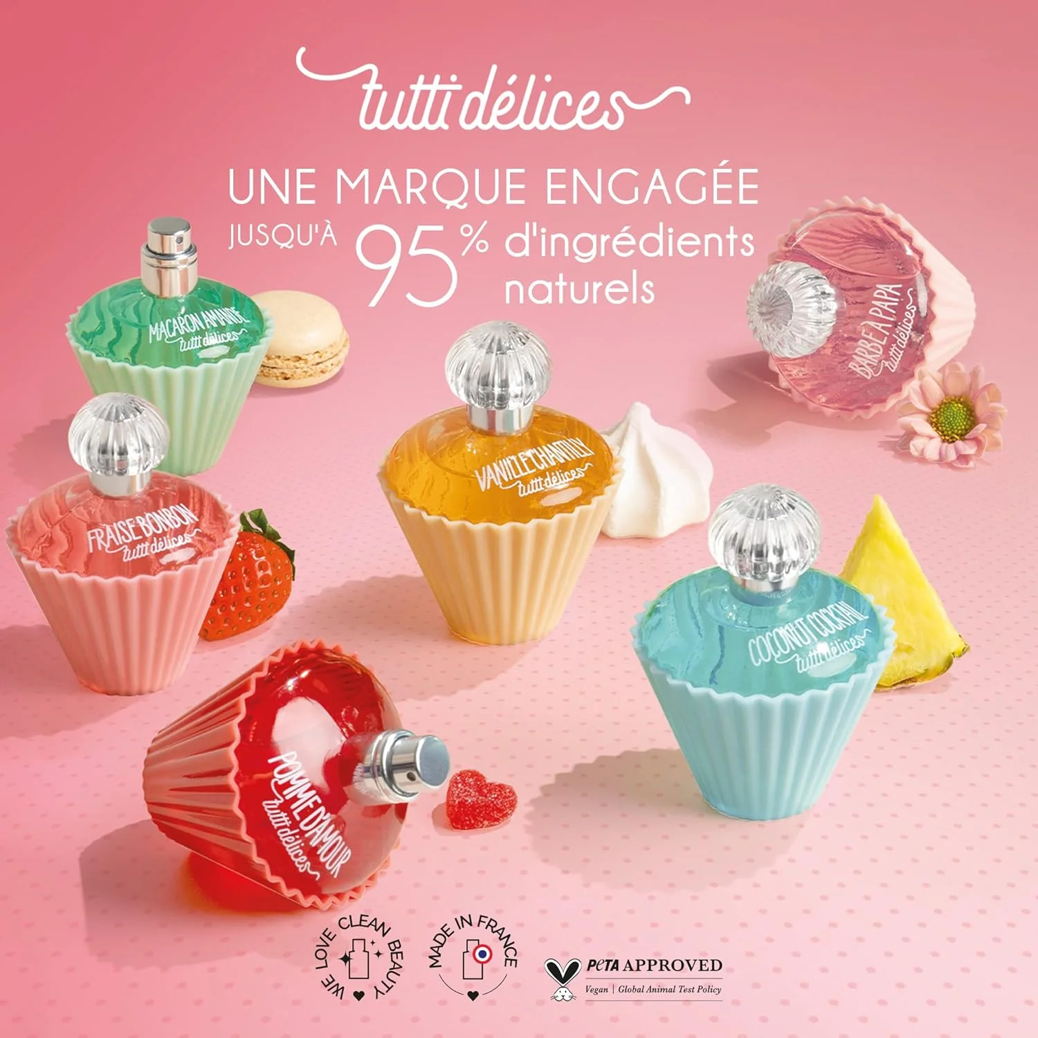 ادو تویلت زنانه TUTTI DELICES FRAISE BONBON بطری 50 میلی لیتری (1.7 fl.oz.) – رایحه شیرین برای بانوان از CORANIA ادو تویلت زنانه TUTTI DELICES FRAISE BONBON بطری 50 میلی لیتری (1.7 fl.oz.) – رایحه شیرین برای بانوان از CORANIA