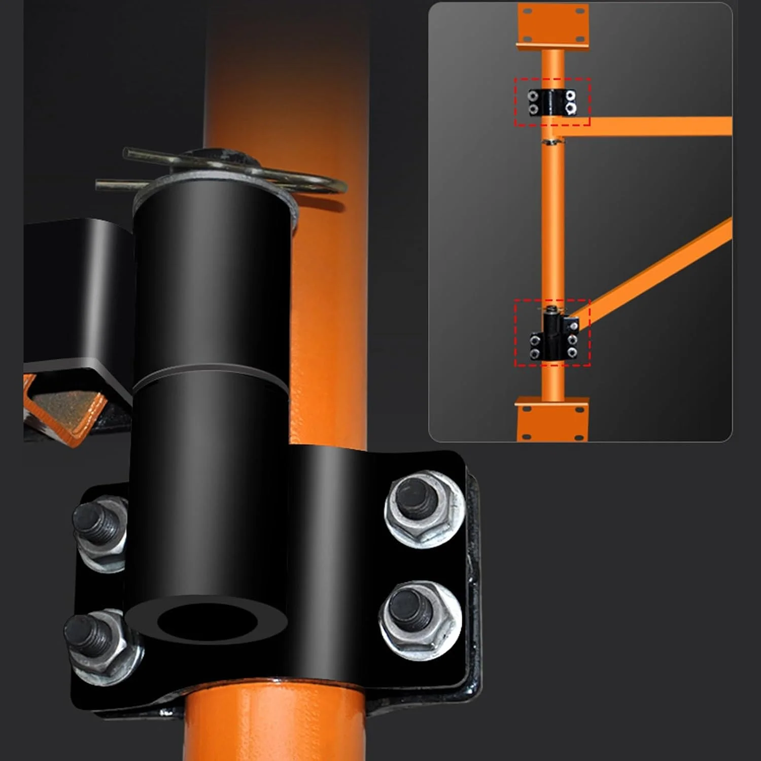 جرثقیل بازویی دیواری، بازوی چرخشی نگهدارنده بالابر برقی با میله، بازوی بالابر داربست چرخان 180 درجه برای بالابر برقی (39.3 فوت، PA600)