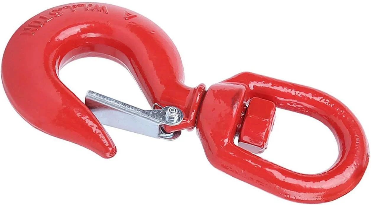 قلاب جرثقیل چشمی فولاد آلیاژی برای بارگیری، بلند کردن، کشتی سازی، قلاب گرد قلاب جرثقیل چشمی فولاد آلیاژی برای بارگیری، بلند کردن، کشتی سازی، قلاب گرد