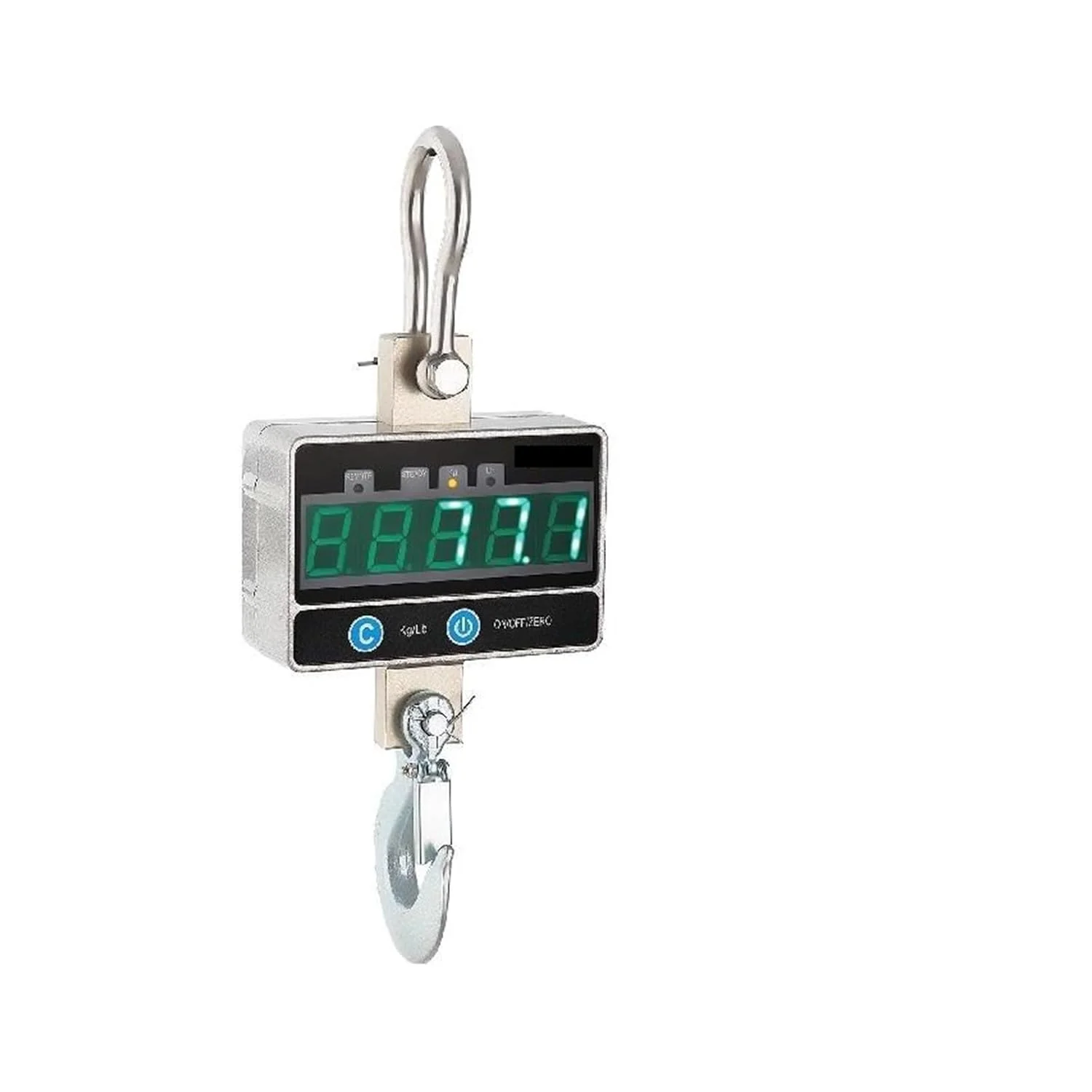 ترازو جرثقیل، ترازوی جرثقیل دیجیتال کوچک 1000 کیلوگرمی آلیاژ آلومینیوم نقره ای سنگین با صفحه نمایش LED با دقت بالا و قابلیت اطمینان قوی