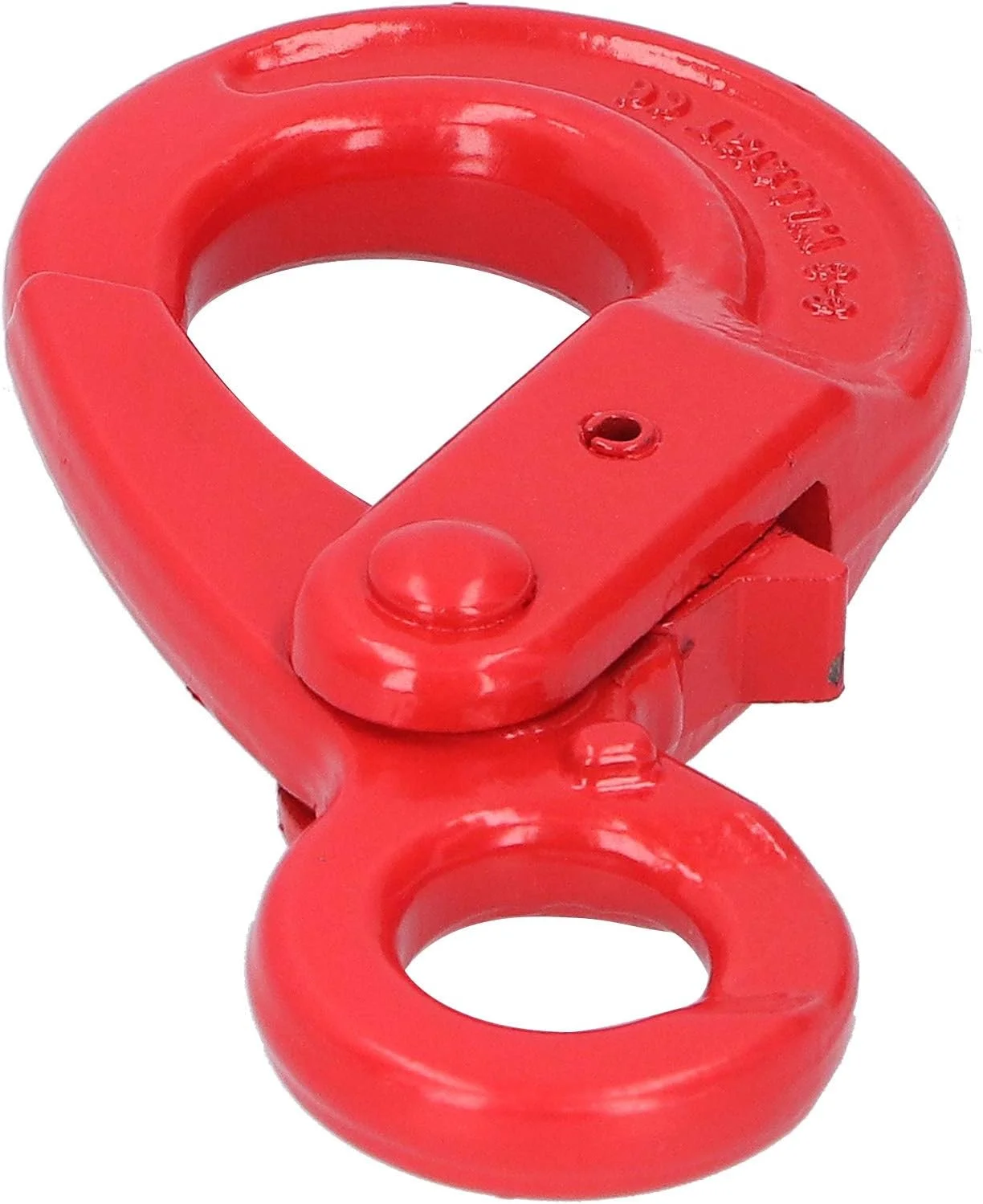 قلاب ضامن دار Domary، قفل ایمنی، قلاب های بالابر چشمی خود قفل شونده 1.12 تنی، قلاب جرثقیل سنگین