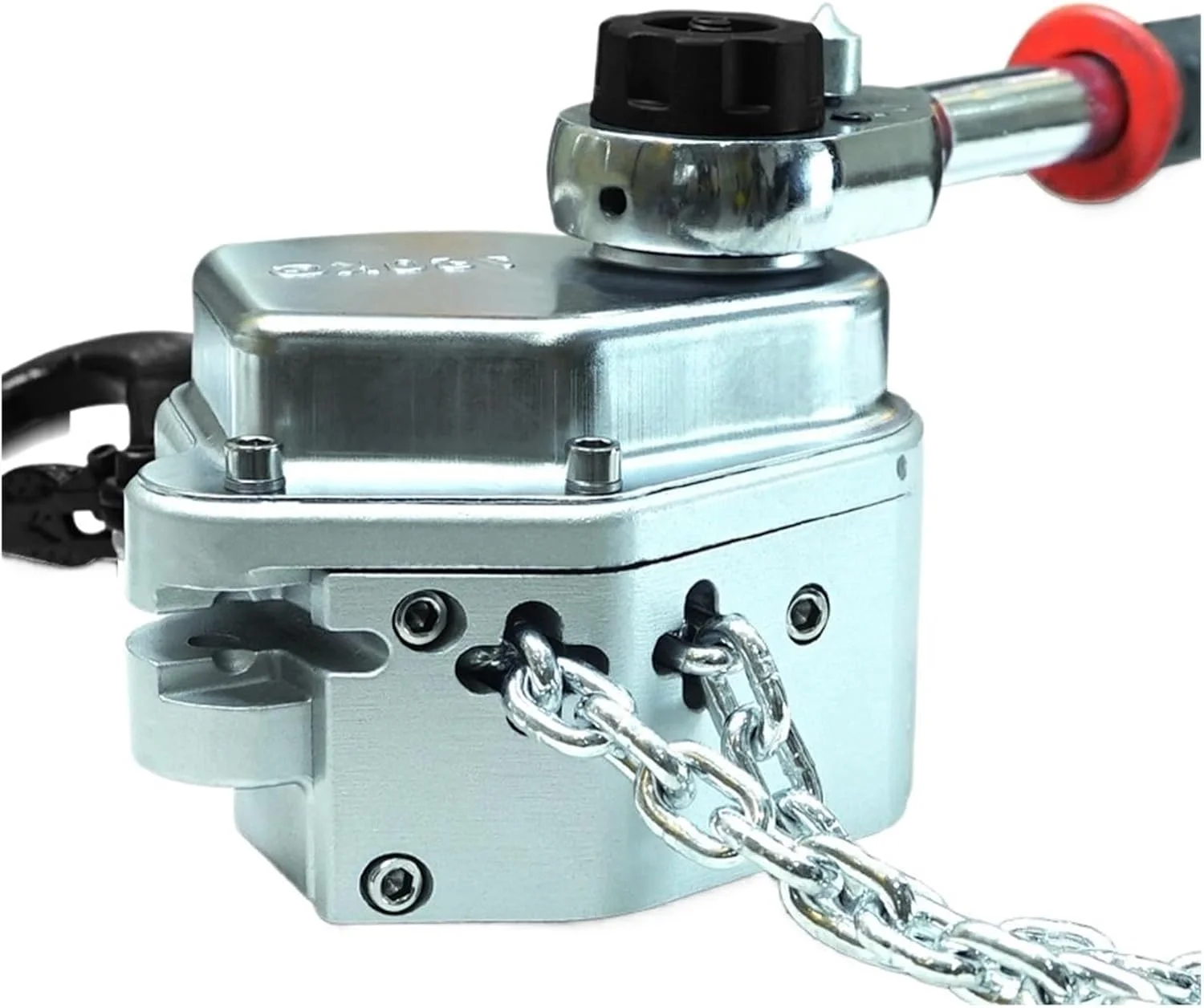 آچار زنجیری آلیاژ آلومینیوم، بالابر اهرمی قابل حمل، بالابر دستی جرثقیل با عملکرد دستی برای بلند کردن 0.45/1.5 تن (1.5 متر، 1.5 تن) آچار زنجیری آلیاژ آلومینیوم، بالابر اهرمی قابل حمل، بالابر دستی جرثقیل با عملکرد دستی برای بلند کردن 0.45/1.5 تن (1.5 متر، 1.5 تن)