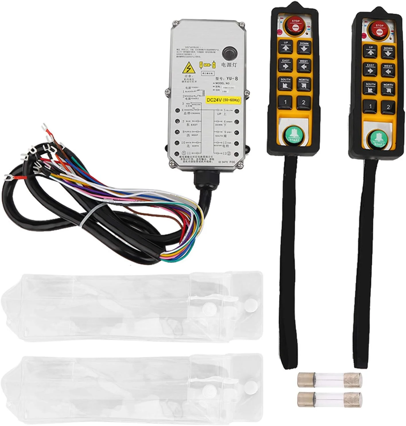 کنترلر برقی جرثقیل بالابر Brilluxa، ریموت جرثقیل صنعتی، کنترل آویز دو دسته، سوئیچ بالابر ضد آب برای جرثقیل AC380V، کنترلر بالابر جرثقیل سقفی کنترلر برقی جرثقیل بالابر Brilluxa، ریموت جرثقیل صنعتی، کنترل آویز دو دسته، سوئیچ بالابر ضد آب برای جرثقیل AC380V، کنترلر بالابر جرثقیل سقفی