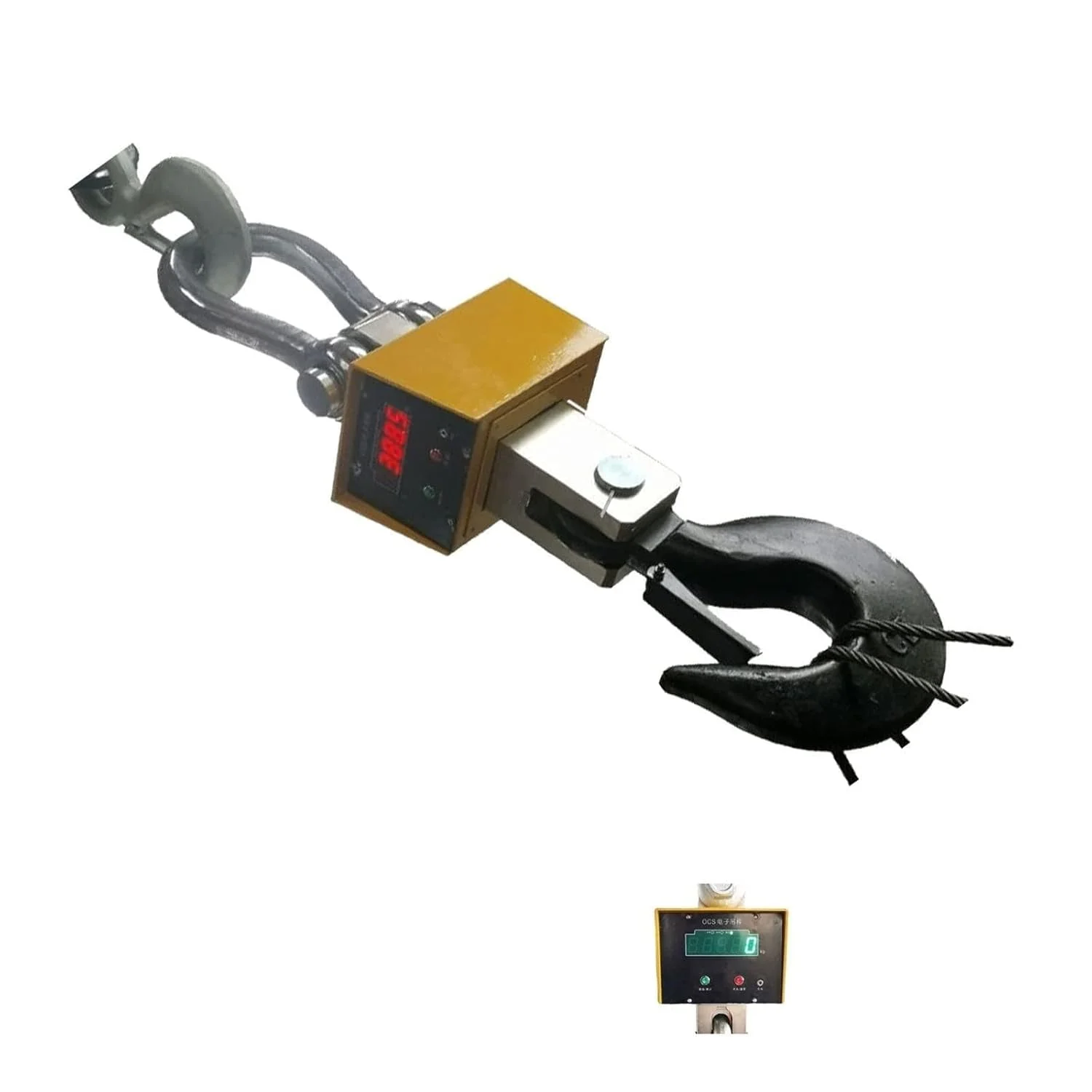 ترازوی جرثقیل دیجیتال 1 تا 30 تن، ترازوی اسکله، کارخانه فولاد، نوع قلاب بی سیم، قابلیت اطمینان بالا (OCS-DLZ-1T) ترازوی جرثقیل دیجیتال 1 تا 30 تن، ترازوی اسکله، کارخانه فولاد، نوع قلاب بی سیم، قابلیت اطمینان بالا (OCS-DLZ-1T)