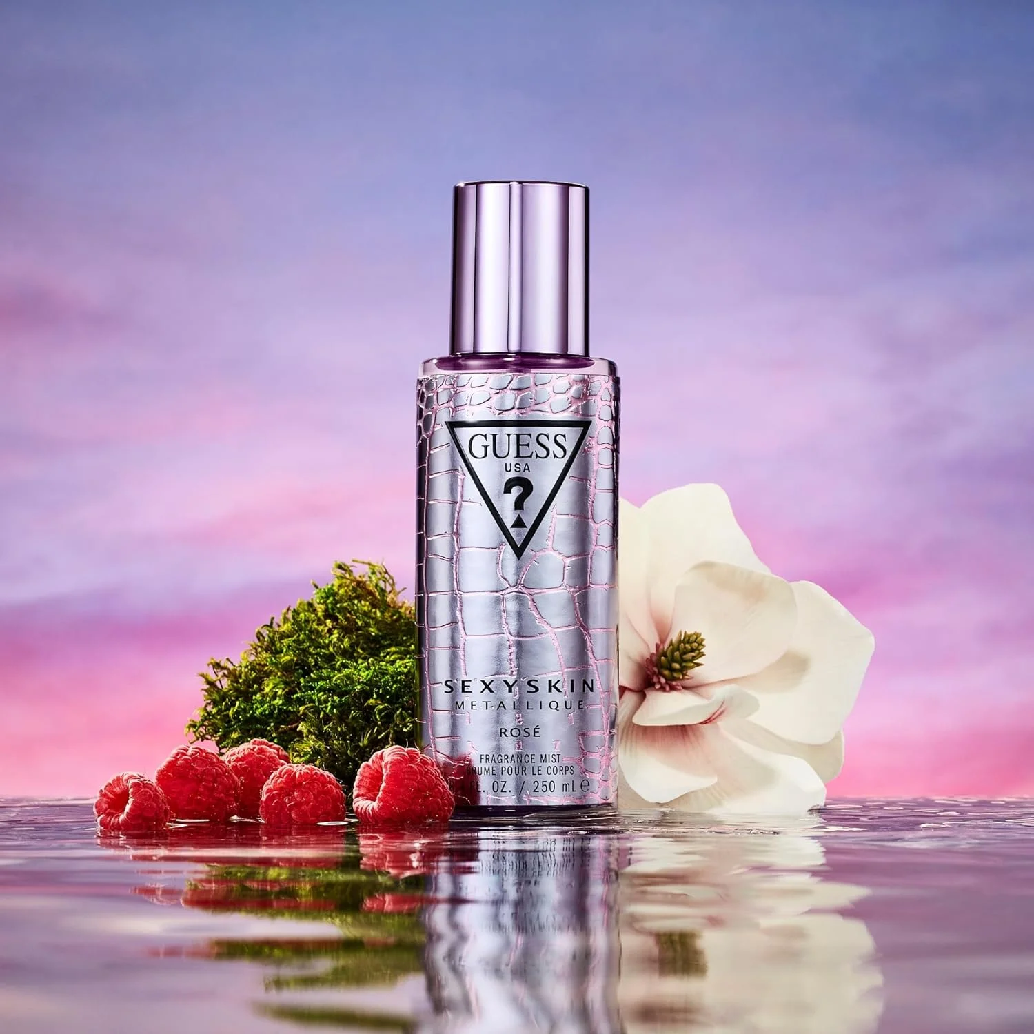 اسپری خوشبو کننده بدن زنانه گس مدل Sexy Skin Metallique Rosé حجم 250 میل
