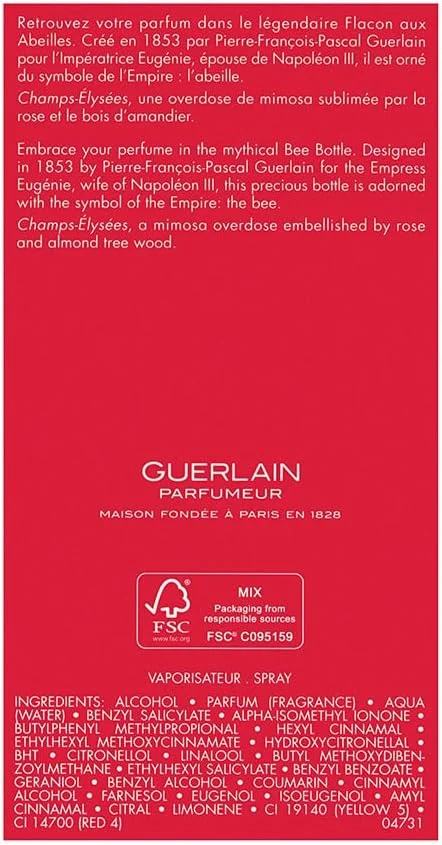 ادکلن زنانه گرلن Champs Elysees Edition 100 میلی لیتر ادکلن زنانه گرلن Champs Elysees Edition 100 میلی لیتر