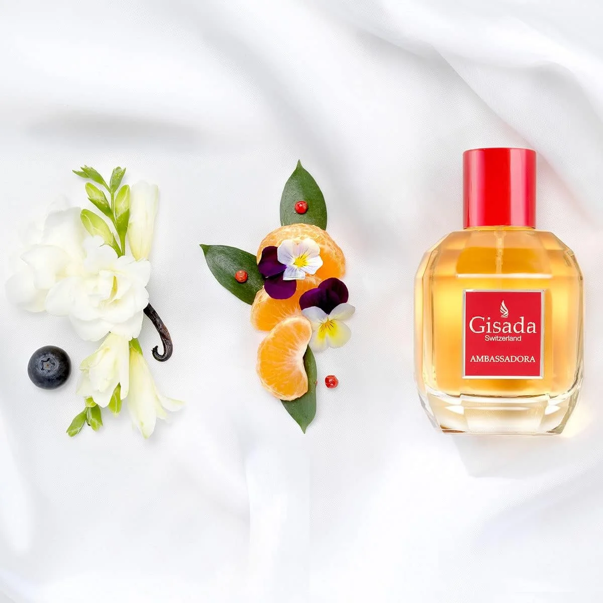 عطر زنانه گیسادا " - Ambassadora | 50 میلی لیتر | ادو پرفیوم | عطر زنانه | رایحه شرقی، شیرین، گلی و بسیار پر جنب و جوش زنانه | عطر زنانه | میوه ای شیرین و گرم و دنج برای شما" عطر زنانه گیسادا " - Ambassadora | 50 میلی لیتر | ادو پرفیوم | عطر زنانه | رایحه شرقی، شیرین، گلی و بسیار پر جنب و جوش زنانه | عطر زنانه | میوه ای شیرین و گرم و دنج برای شما"