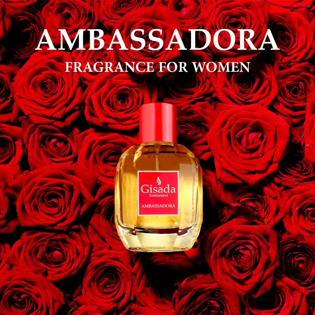 عطر زنانه گیسادا " - Ambassadora | 50 میلی لیتر | ادو پرفیوم | عطر زنانه | رایحه شرقی، شیرین، گلی و بسیار پر جنب و جوش زنانه | عطر زنانه | میوه ای شیرین و گرم و دنج برای شما" عطر زنانه گیسادا " - Ambassadora | 50 میلی لیتر | ادو پرفیوم | عطر زنانه | رایحه شرقی، شیرین، گلی و بسیار پر جنب و جوش زنانه | عطر زنانه | میوه ای شیرین و گرم و دنج برای شما"