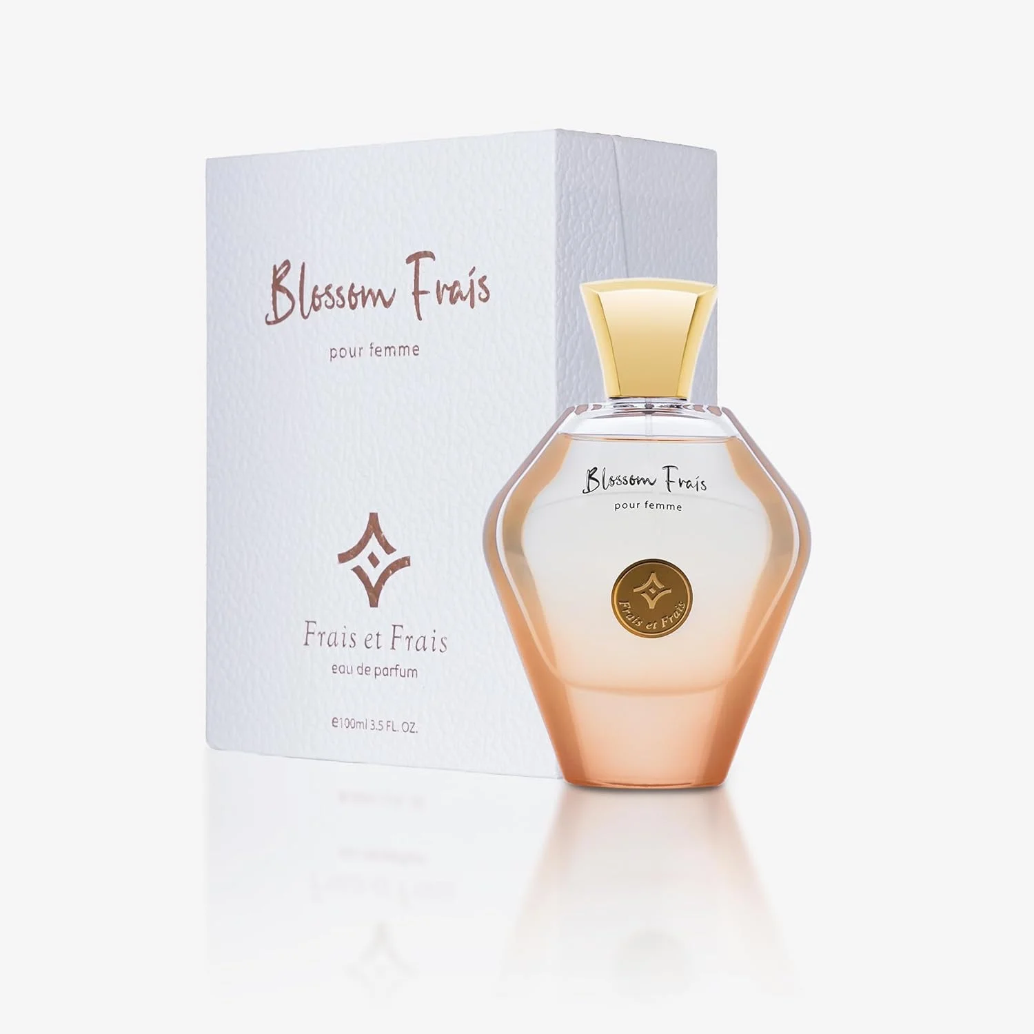 ادکلن زنانه فراس ات فراس Blossom Frais حجم 100 میلی لیتر - ادو پرفیوم - رایحه گلی میوه ای با نارنگی، گل صد تومانی و چوب صندل