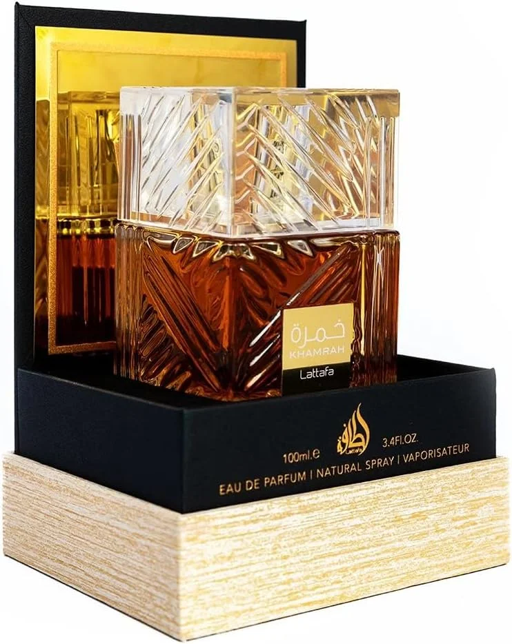عطر ادکلن унисекс لطافه Khamrah، اسپری ادو پرفیوم 100 میلی لیتر عطر ادکلن унисекс لطافه Khamrah، اسپری ادو پرفیوم 100 میلی لیتر