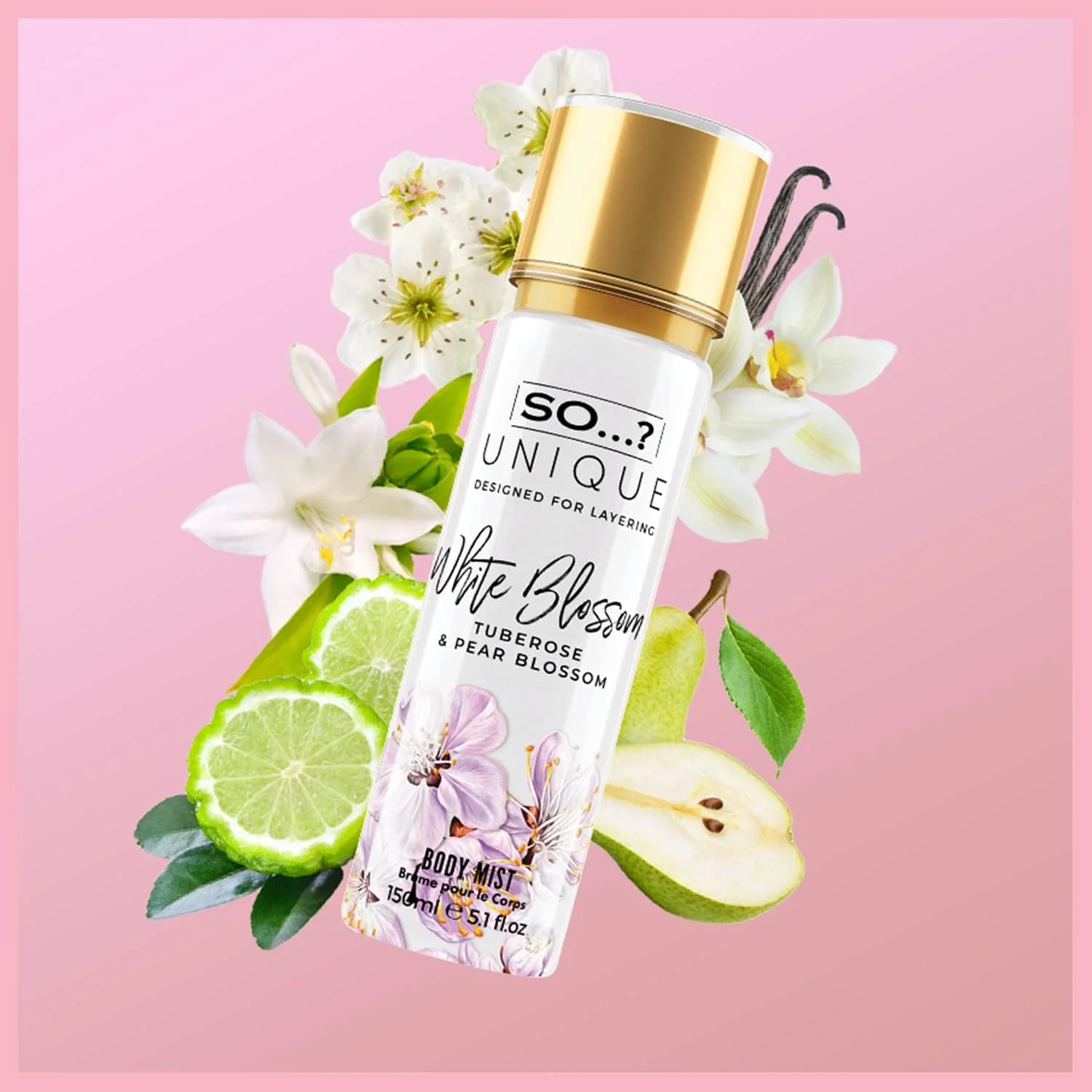 So…? Unique Womens Summer Breeze Bundle Sweet Pea, Coral, White Blossom ست اسپری بادی میست با رایحه های ترکیبی 150 میلی لیتر (بسته 3 عددی) So…? Unique Womens Summer Breeze Bundle Sweet Pea, Coral, White Blossom ست اسپری بادی میست با رایحه های ترکیبی 150 میلی لیتر (بسته 3 عددی)
